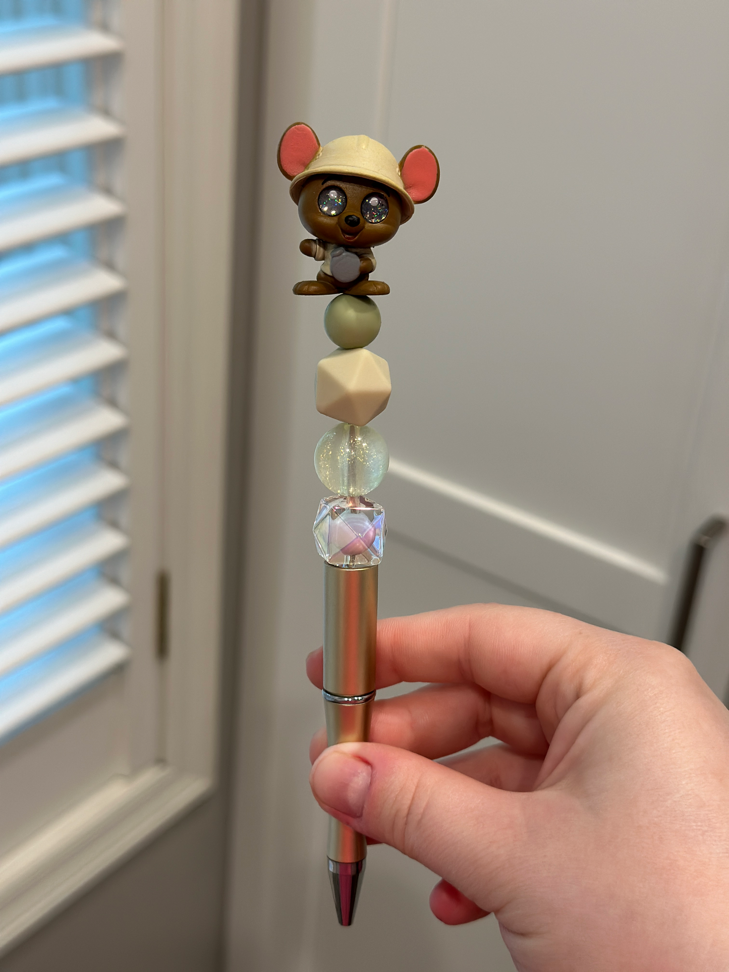 Safari Roo Beaded Pen
