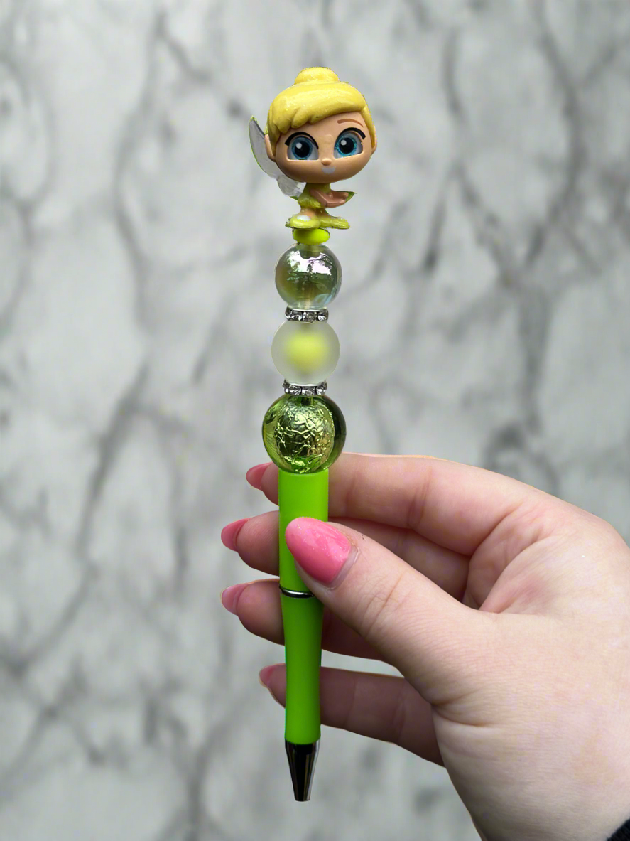 Tinker Bell Beaded Pen