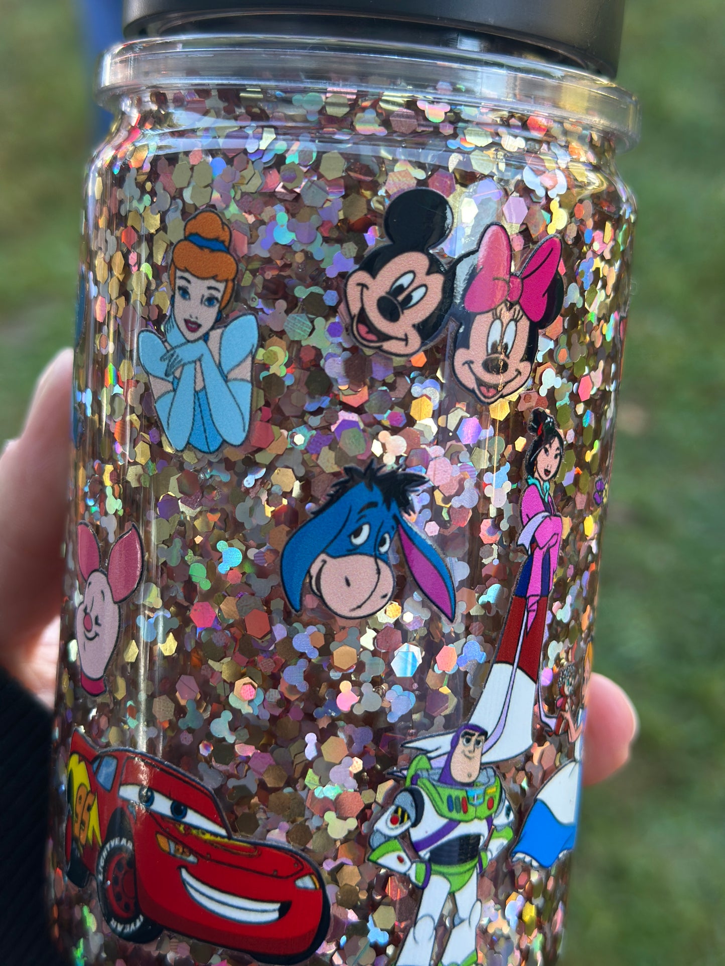 Disney Characters Kids Snowglobe Cup