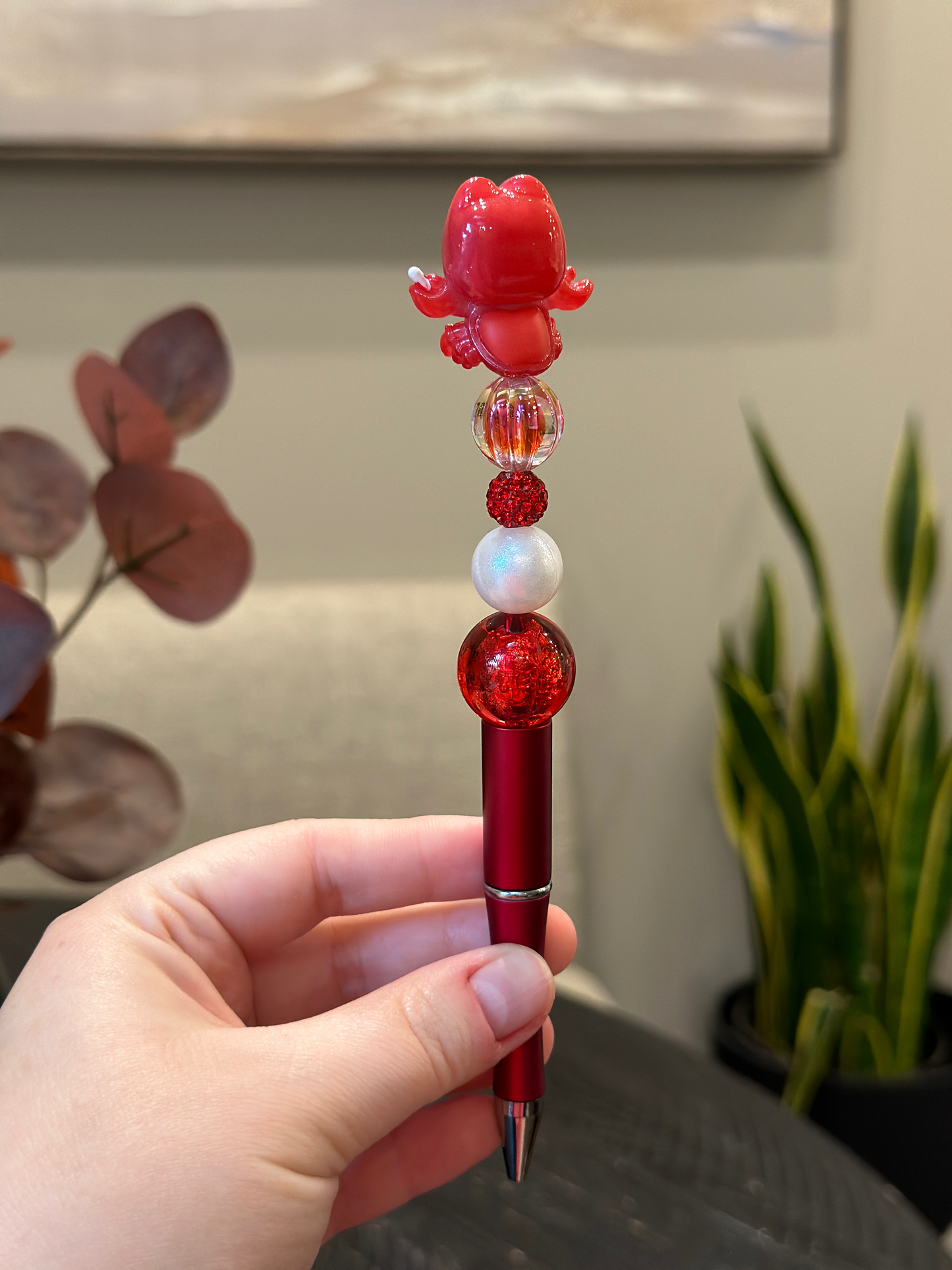 Sebastian Little Mermaid Beaded Pen
