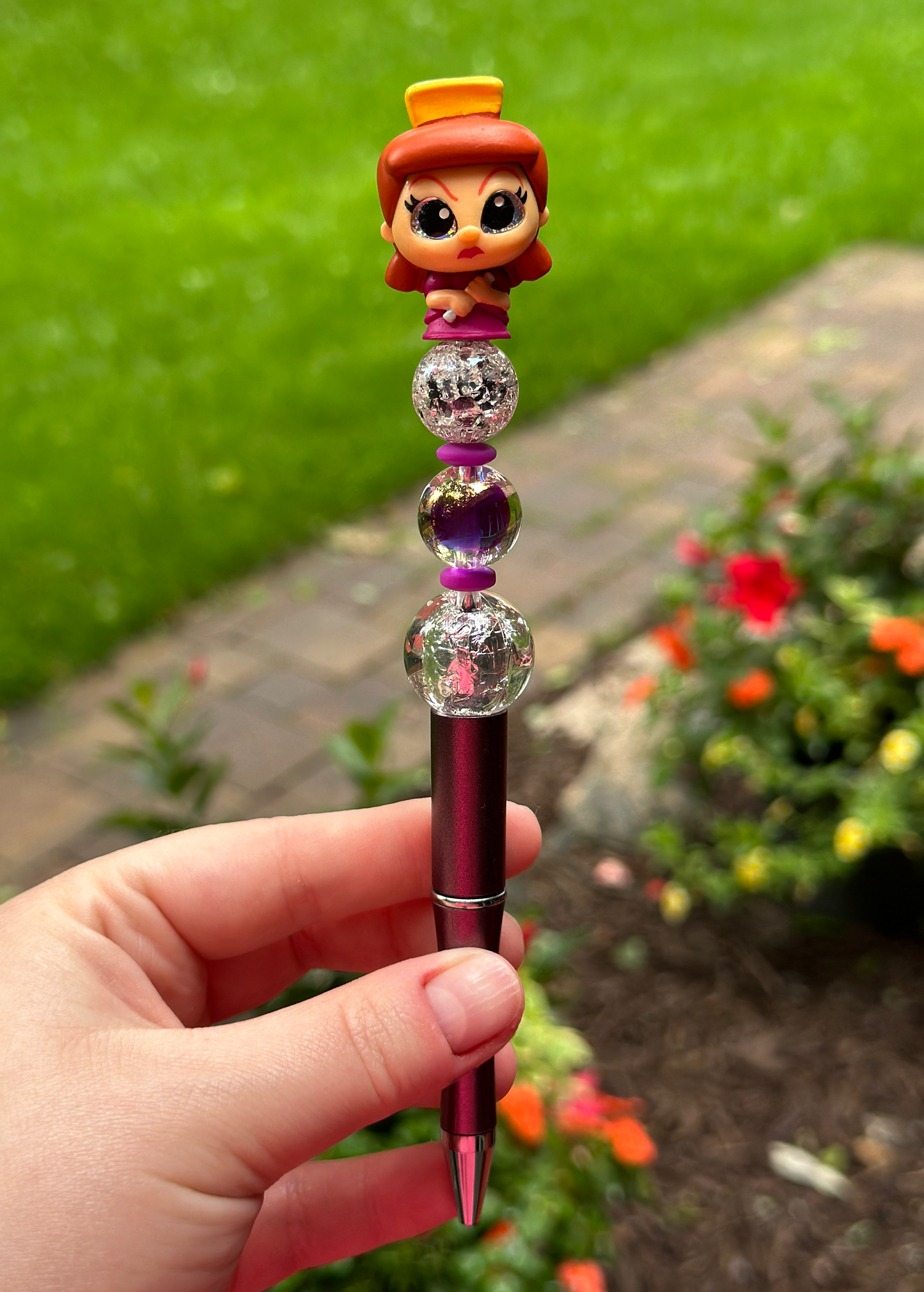 Evil Stepsister Cinderella Beaded Pen