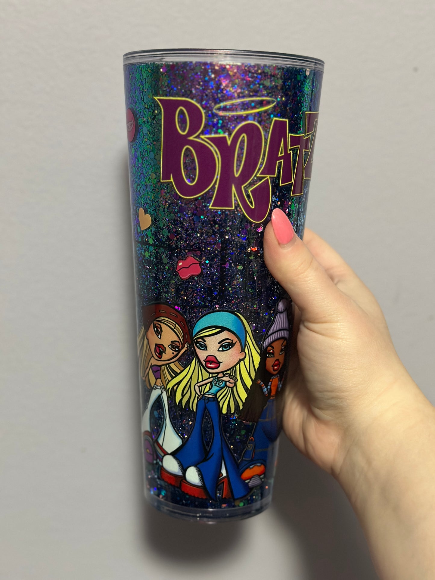 Starbucks Bratz Moving Snowglobe Tumbler