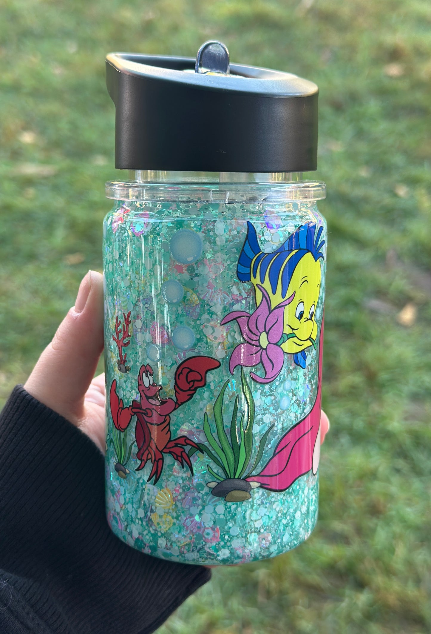 Little Mermaid Kids Snowglobe Cup