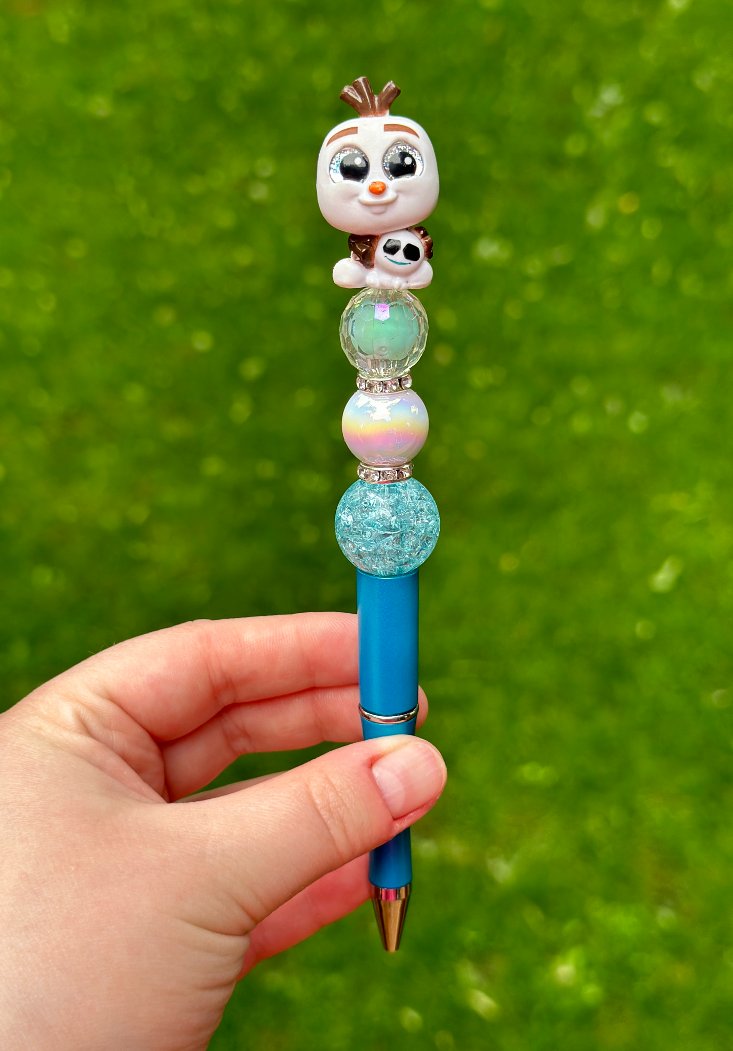 Olaf Frozen Beaded Pen