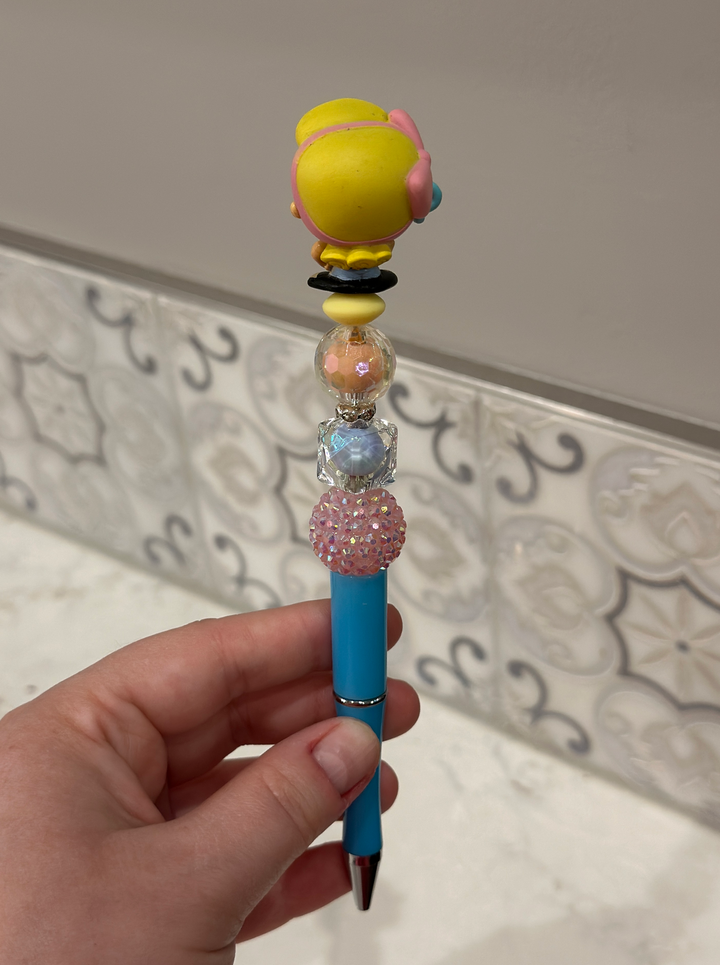 Little Bo Peep Beaded Pen
