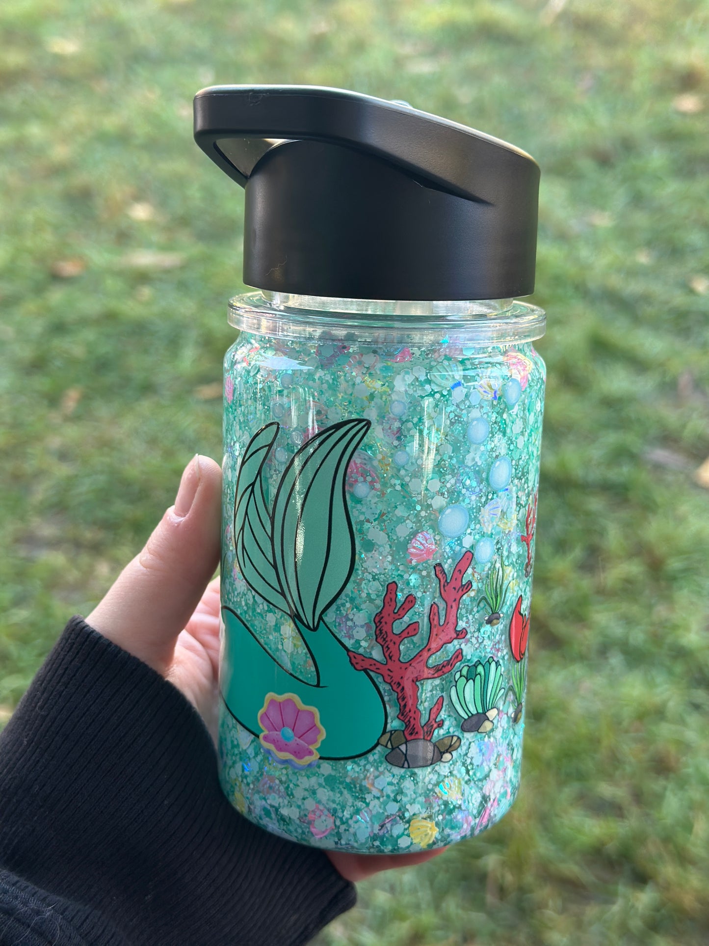 Little Mermaid Kids Snowglobe Cup