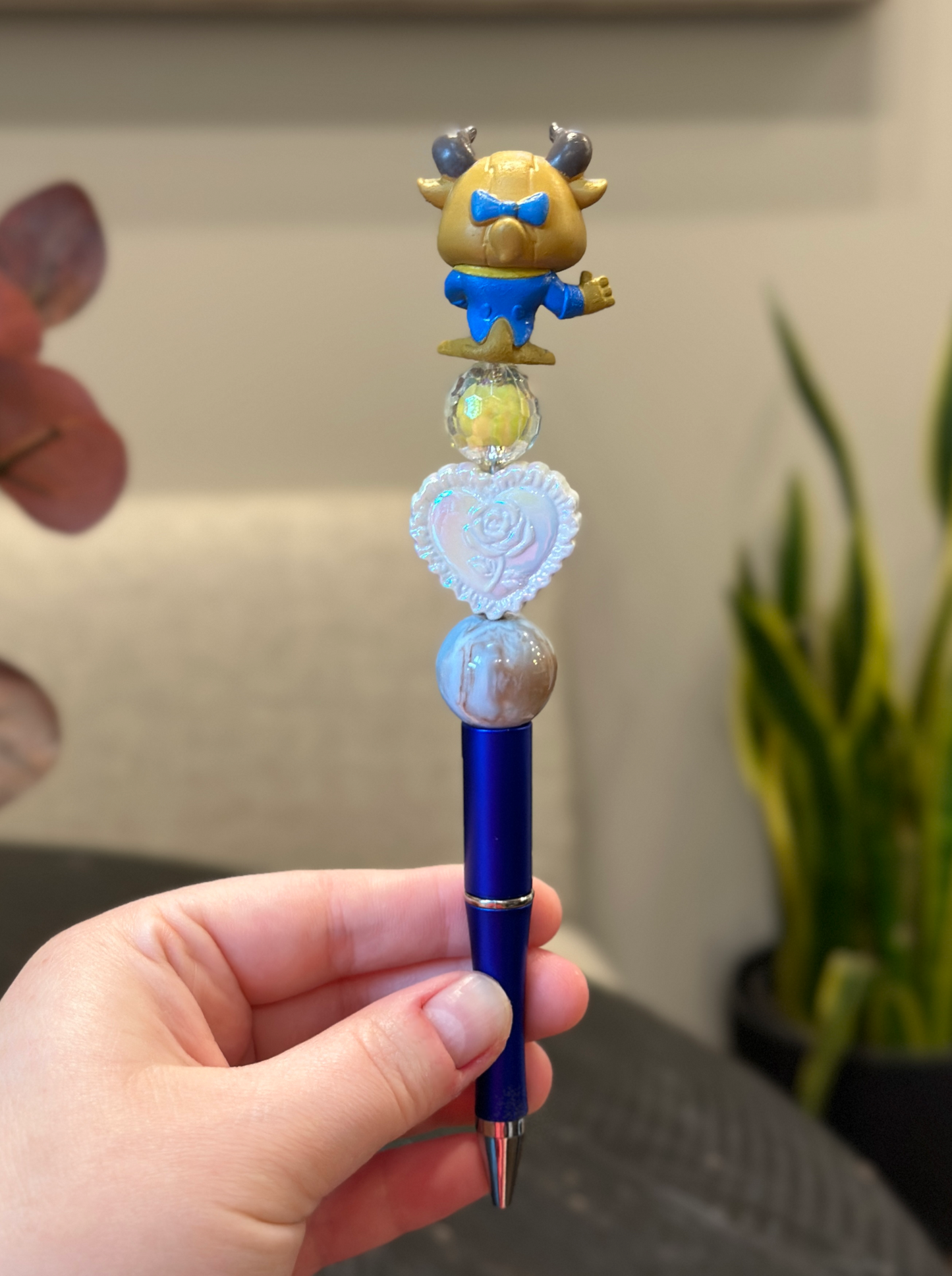 Beauty and the Beast Beaded Pen