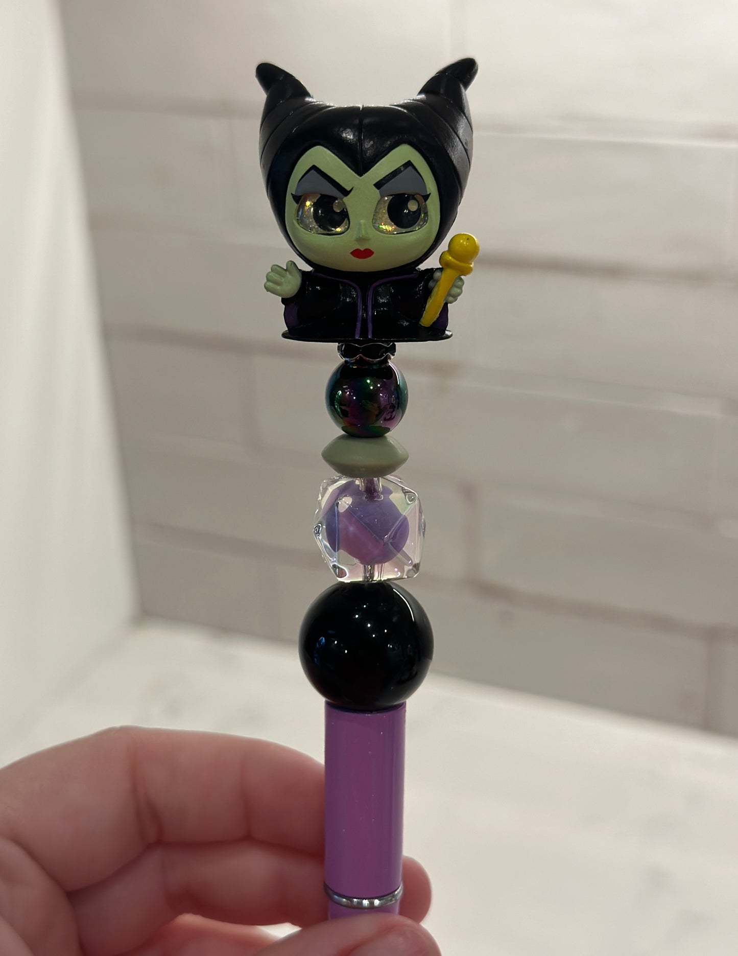 Maleficent Beaded Pen