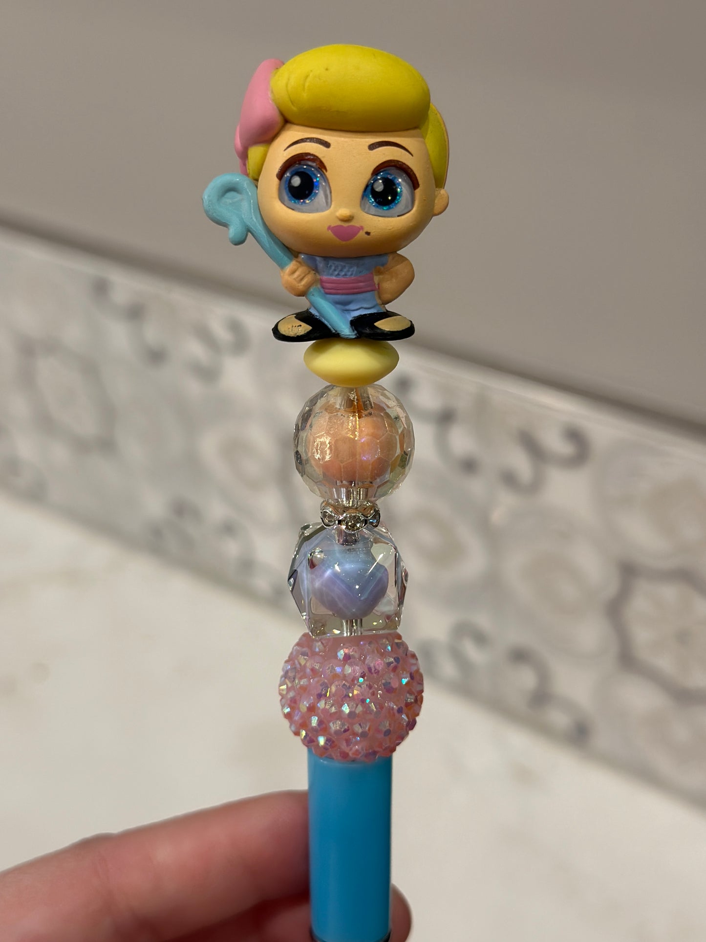 Little Bo Peep Beaded Pen