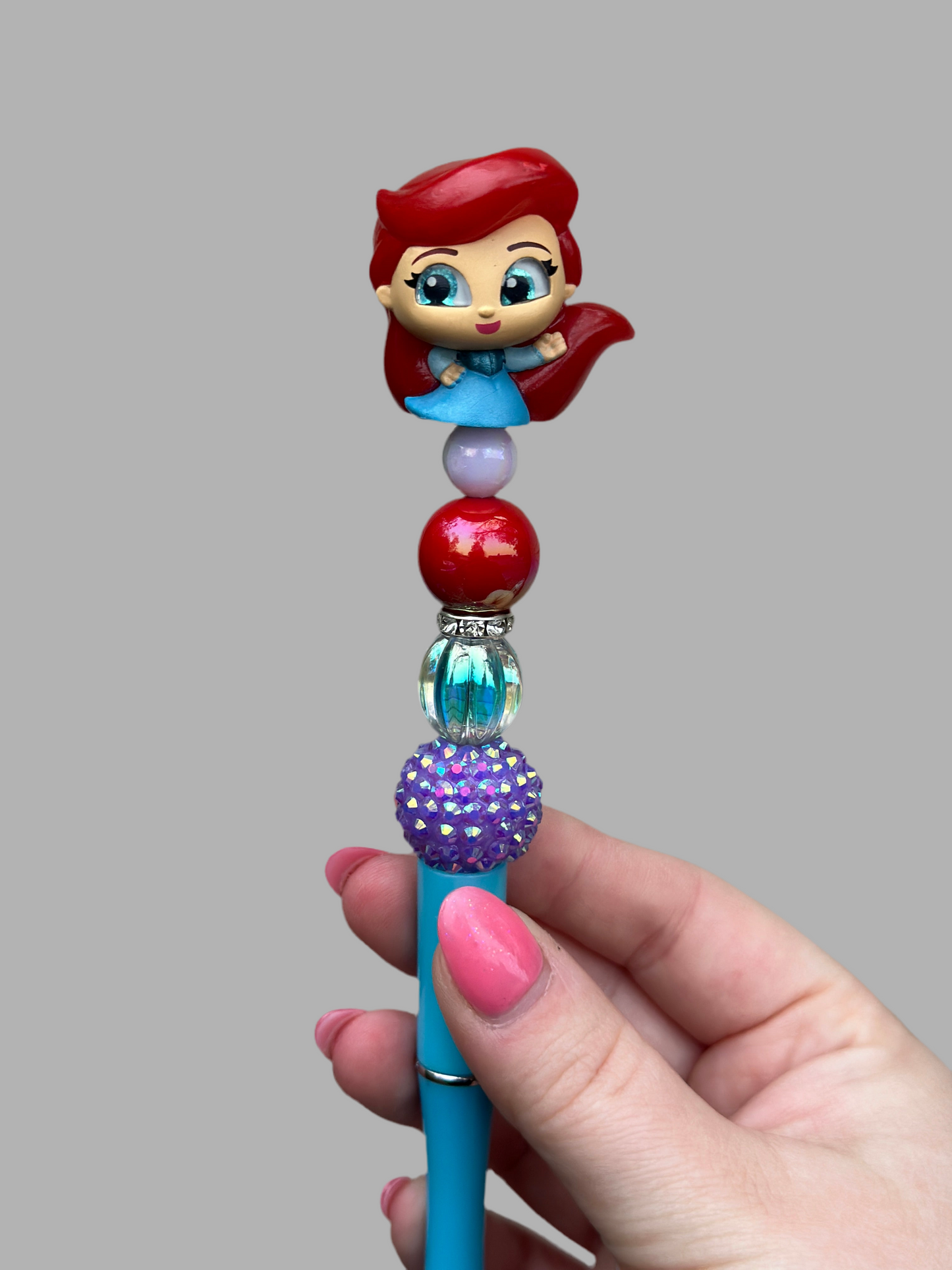 Ariel Little Mermaid Beaded Pen