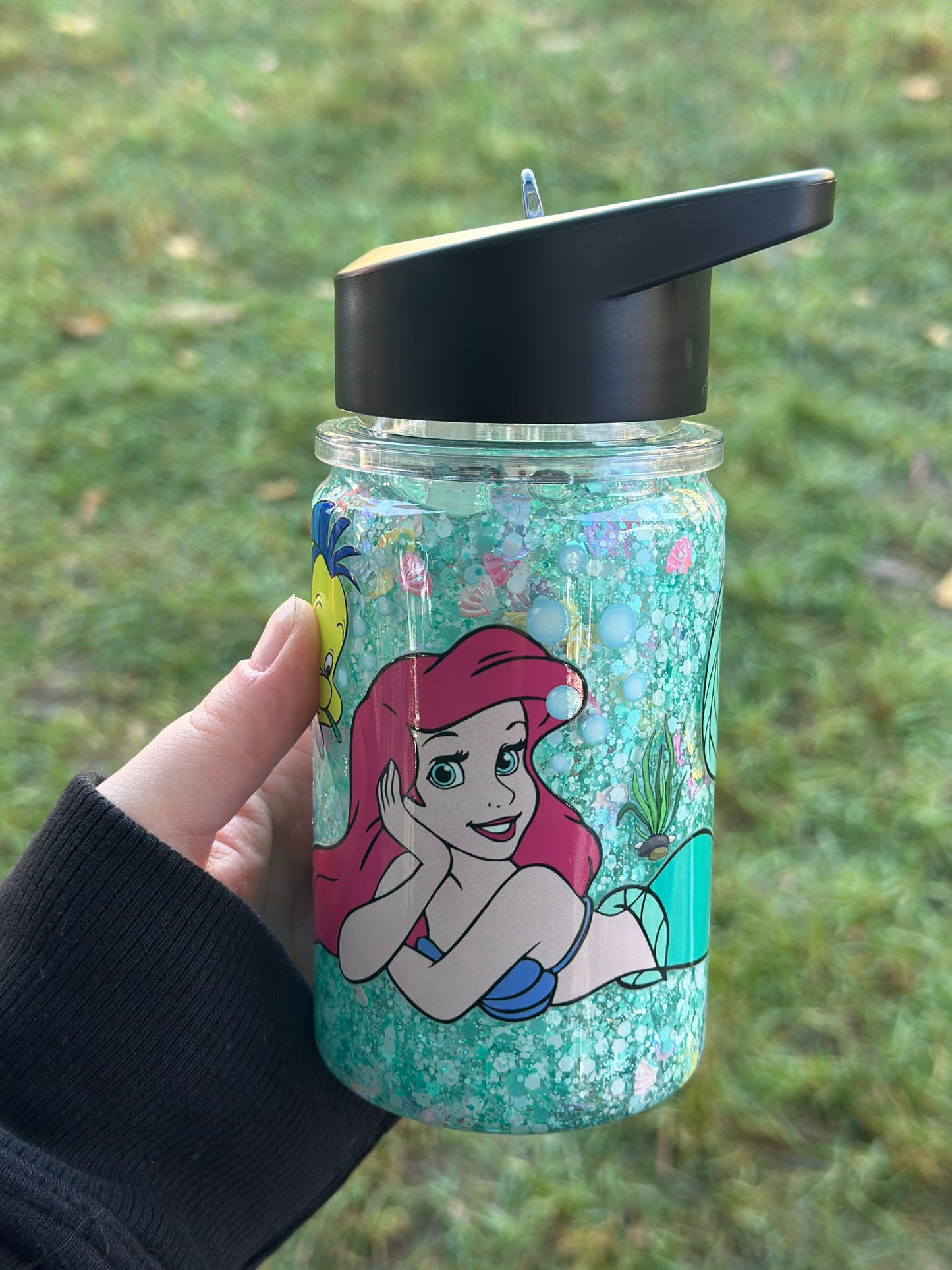 Little Mermaid Kids Snowglobe Cup