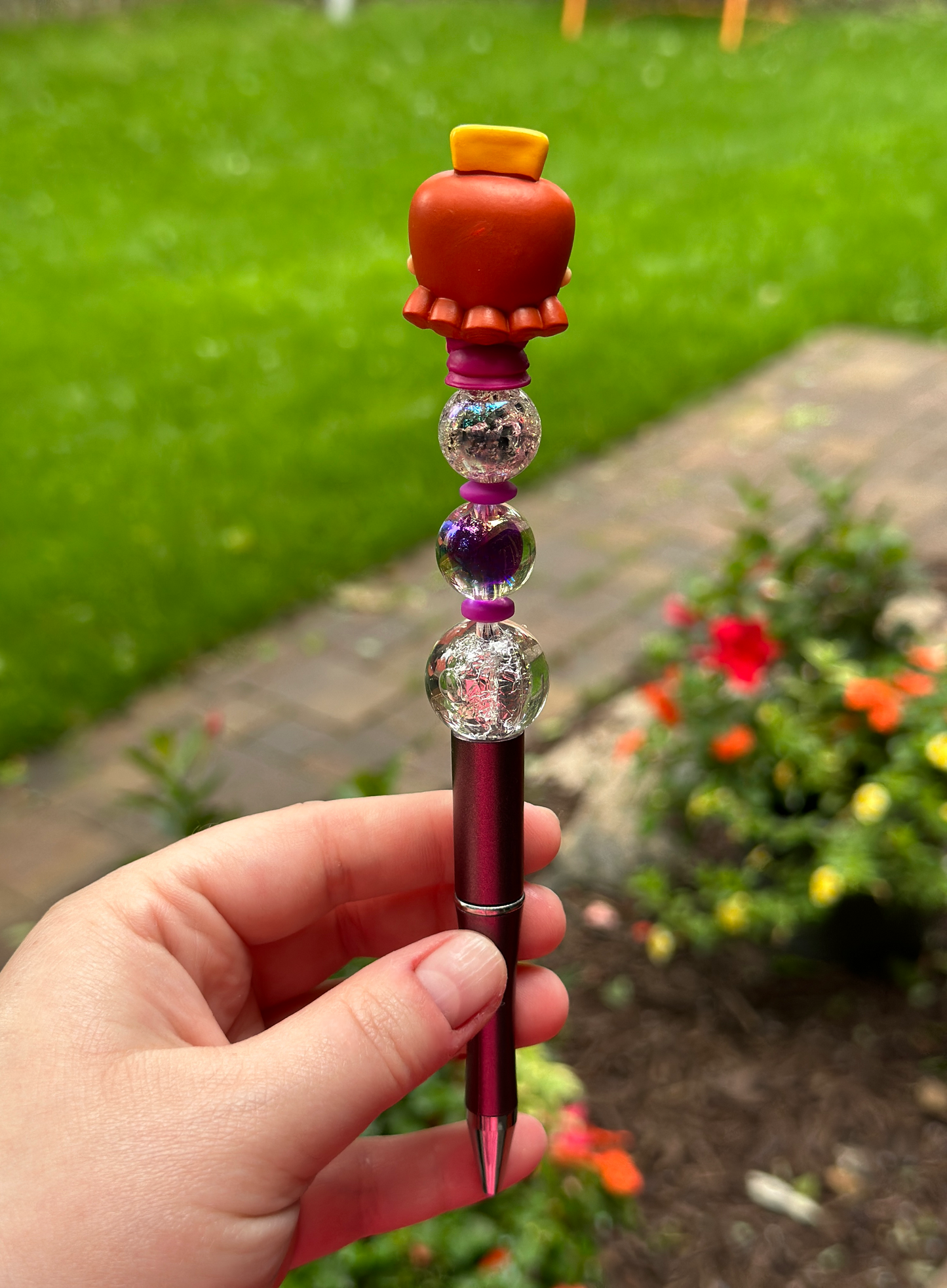 Evil Stepsister Cinderella Beaded Pen