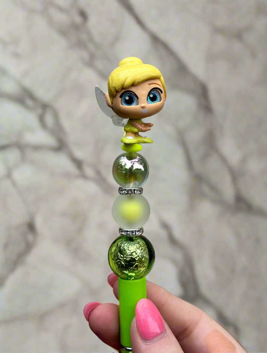 Tinker Bell Beaded Pen
