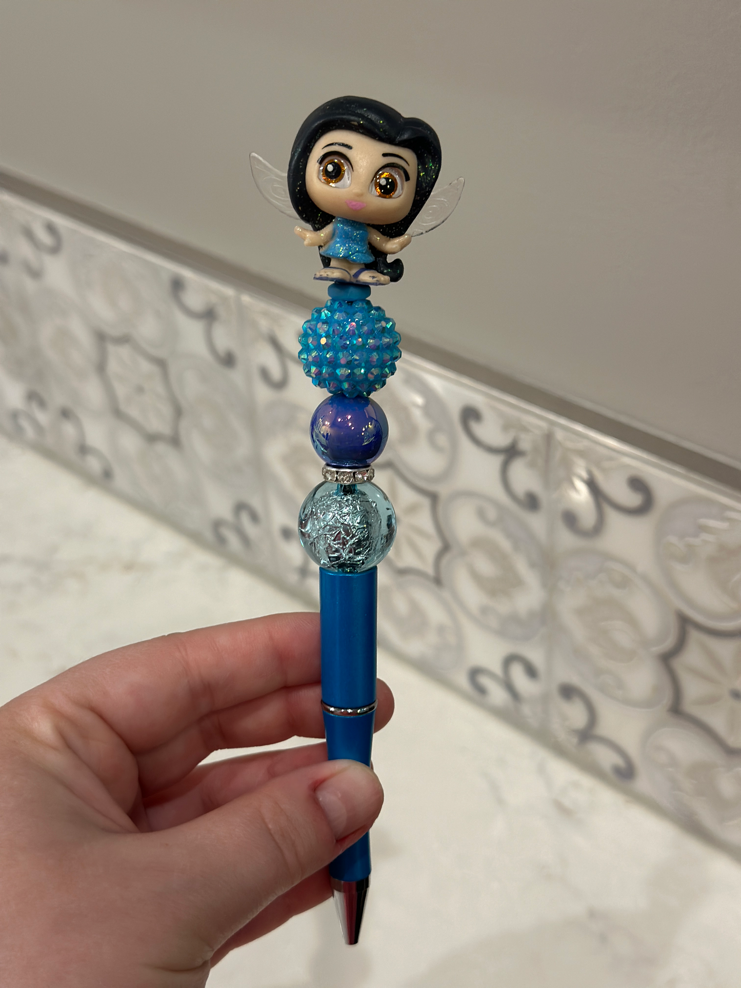 Silvermist Beaded Pen