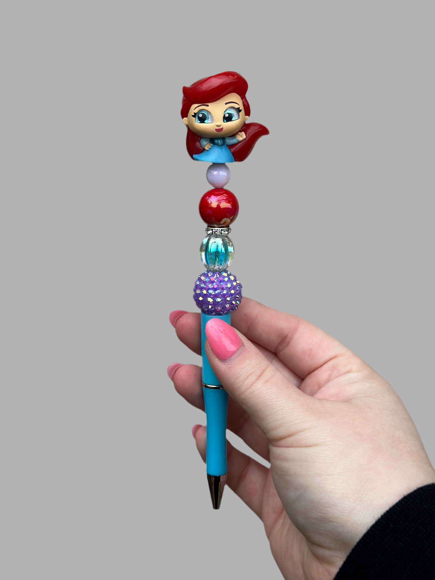 Ariel Little Mermaid Beaded Pen