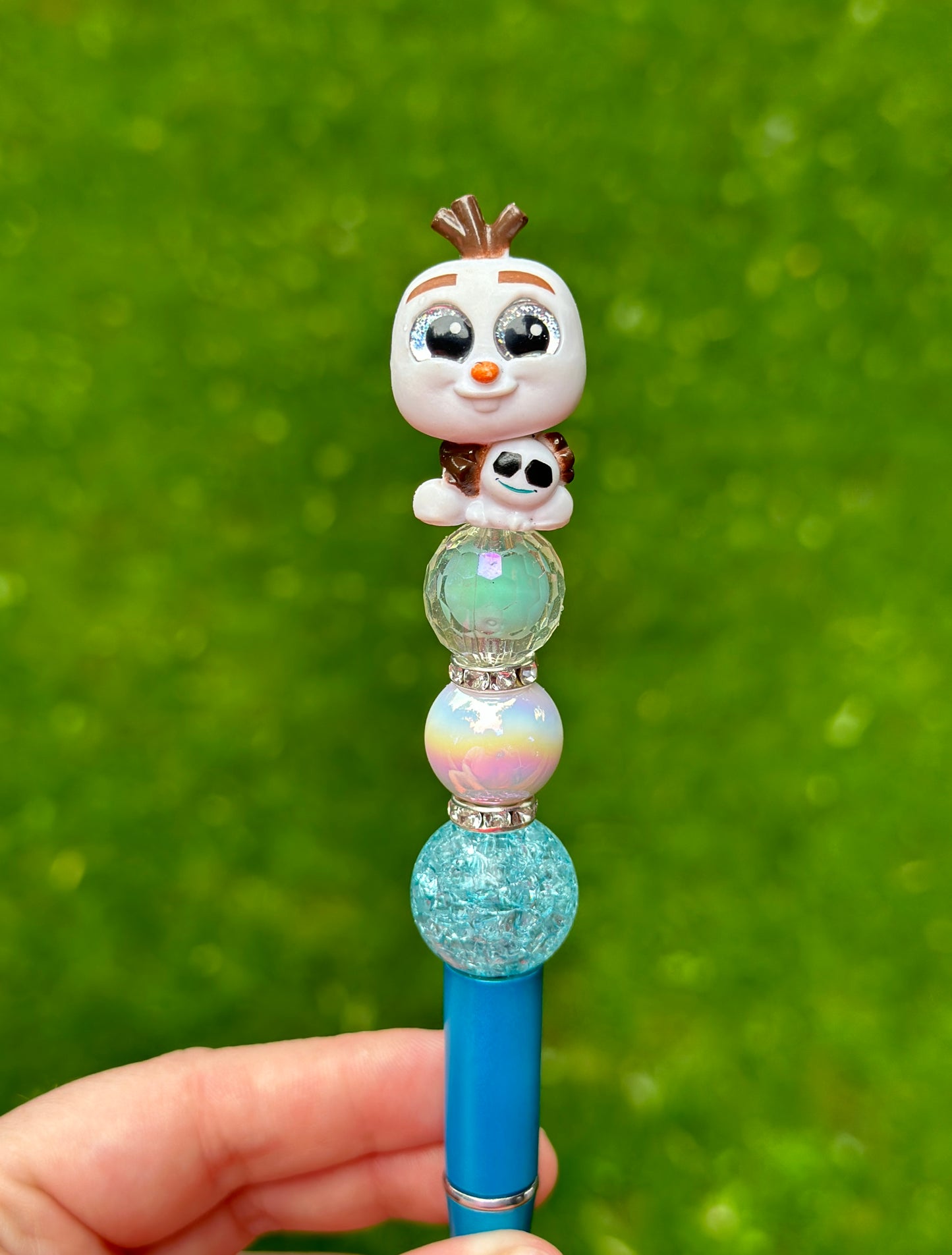 Olaf Frozen Beaded Pen