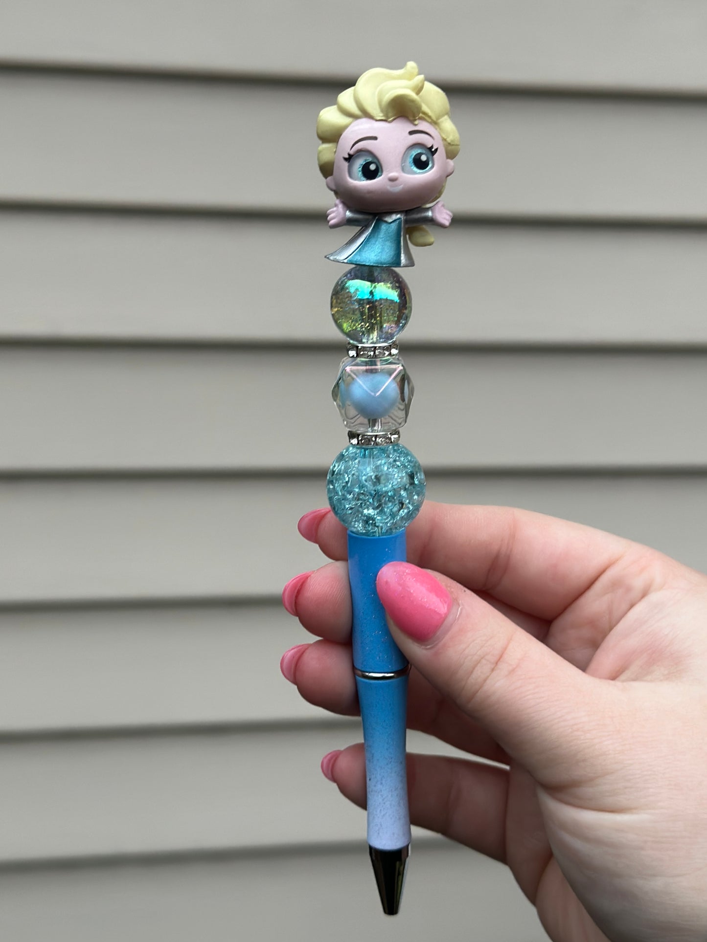 Elsa Frozen Beaded Pen
