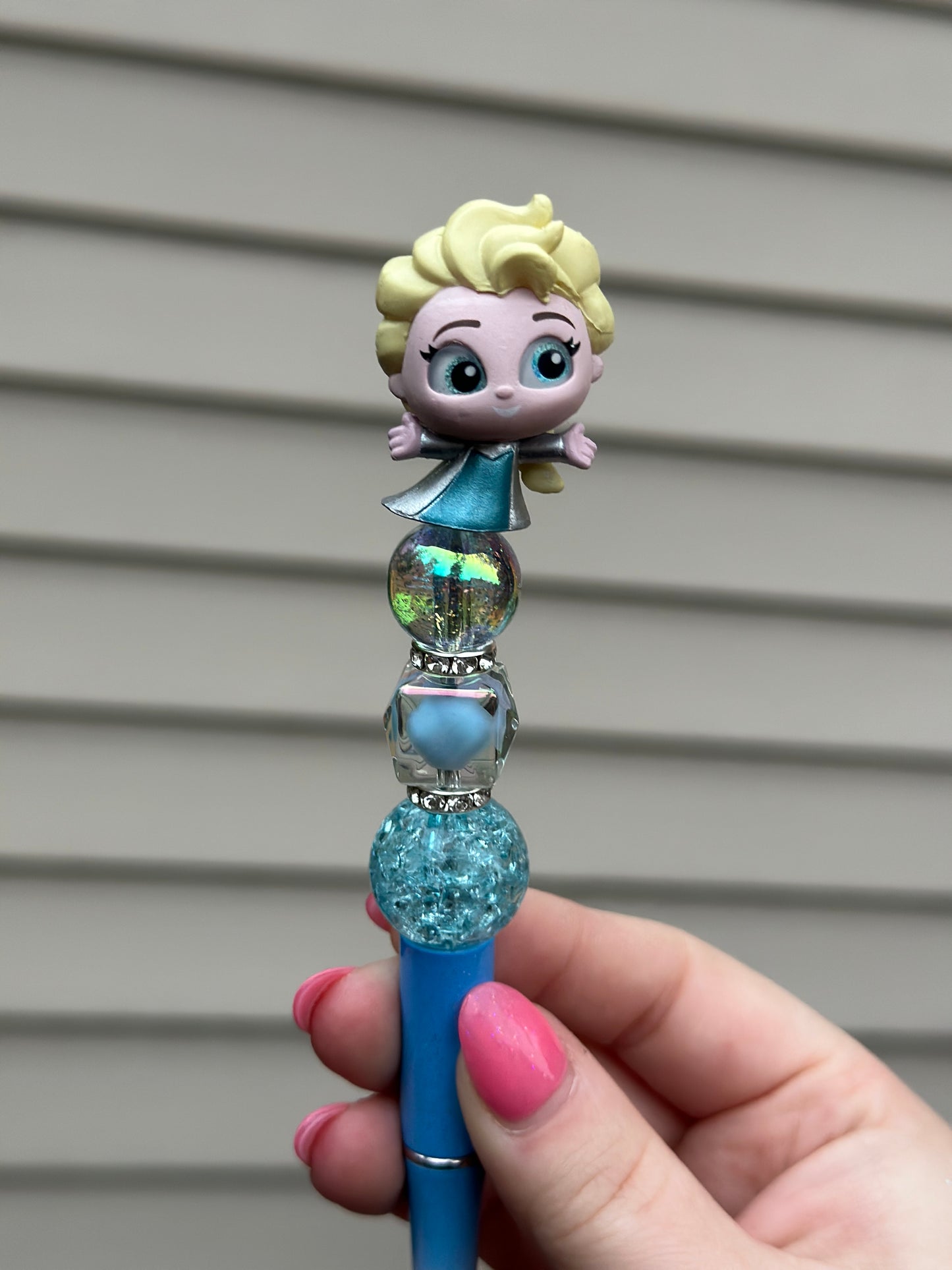 Elsa Frozen Beaded Pen