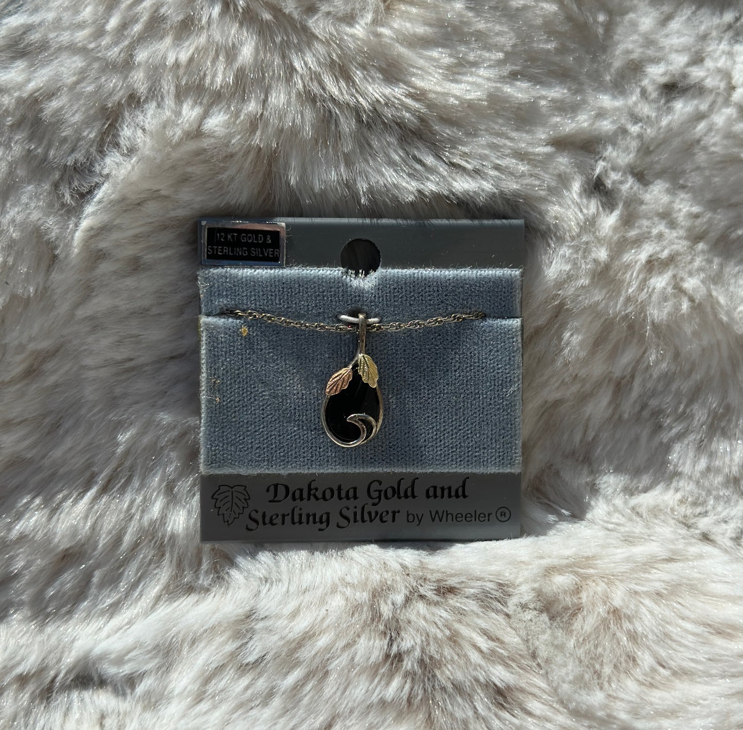 Onyx Teardrop Necklace