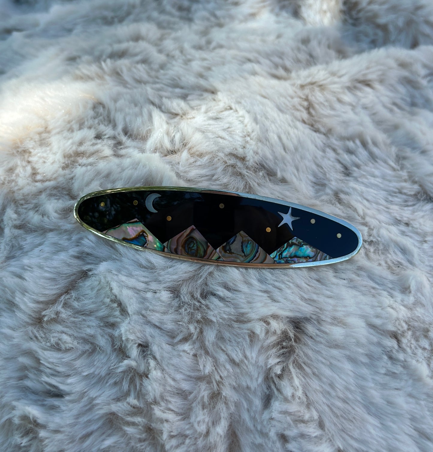 Mountain Hair Clip Barrette