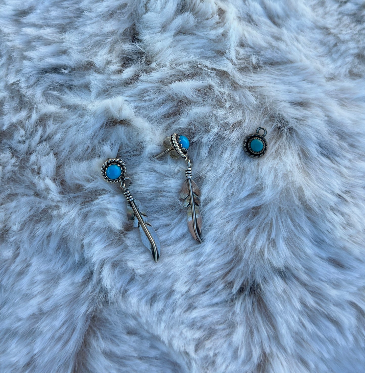 Feather Style Earrings