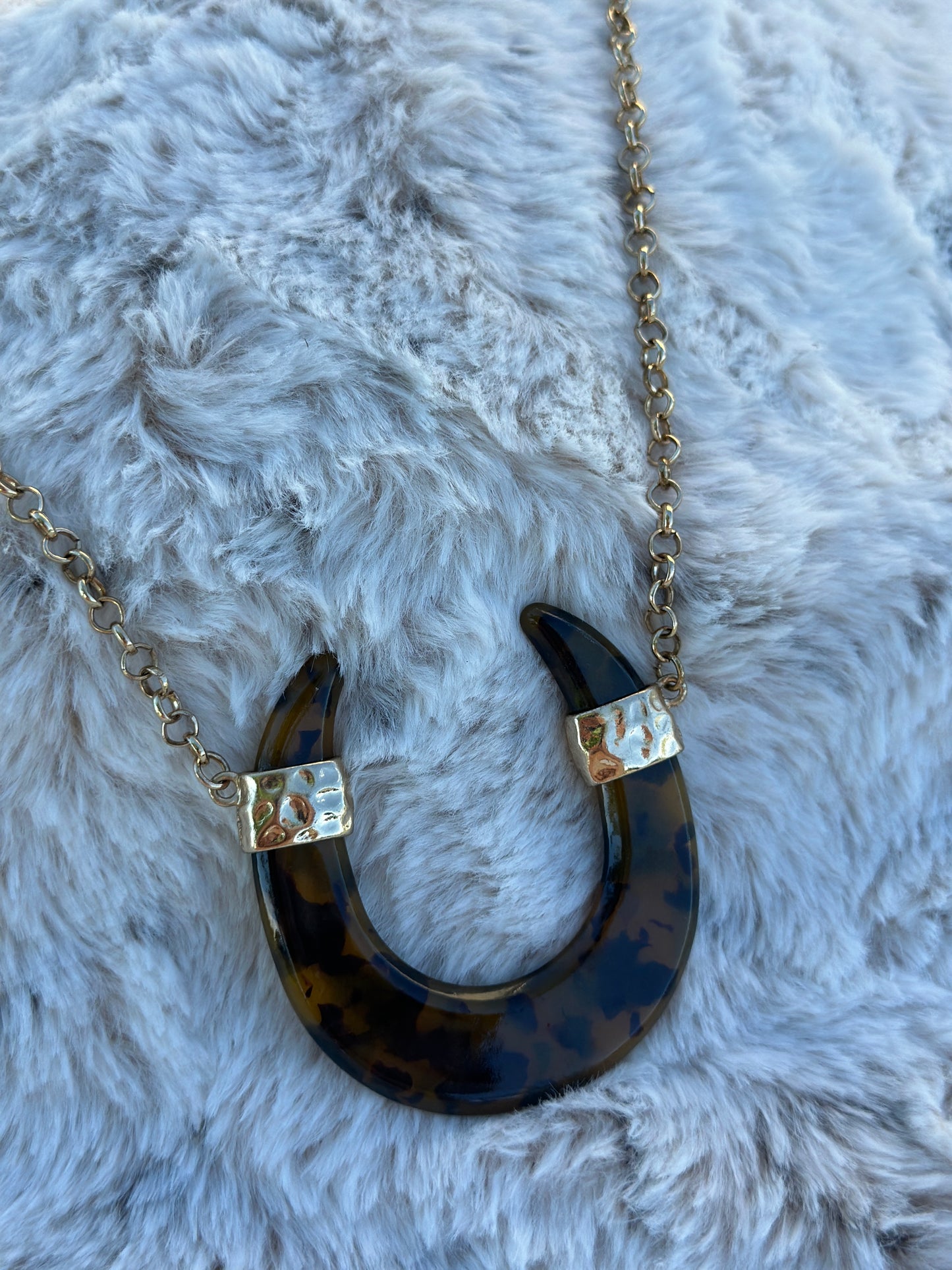 Designer Tortoiseshell Necklace