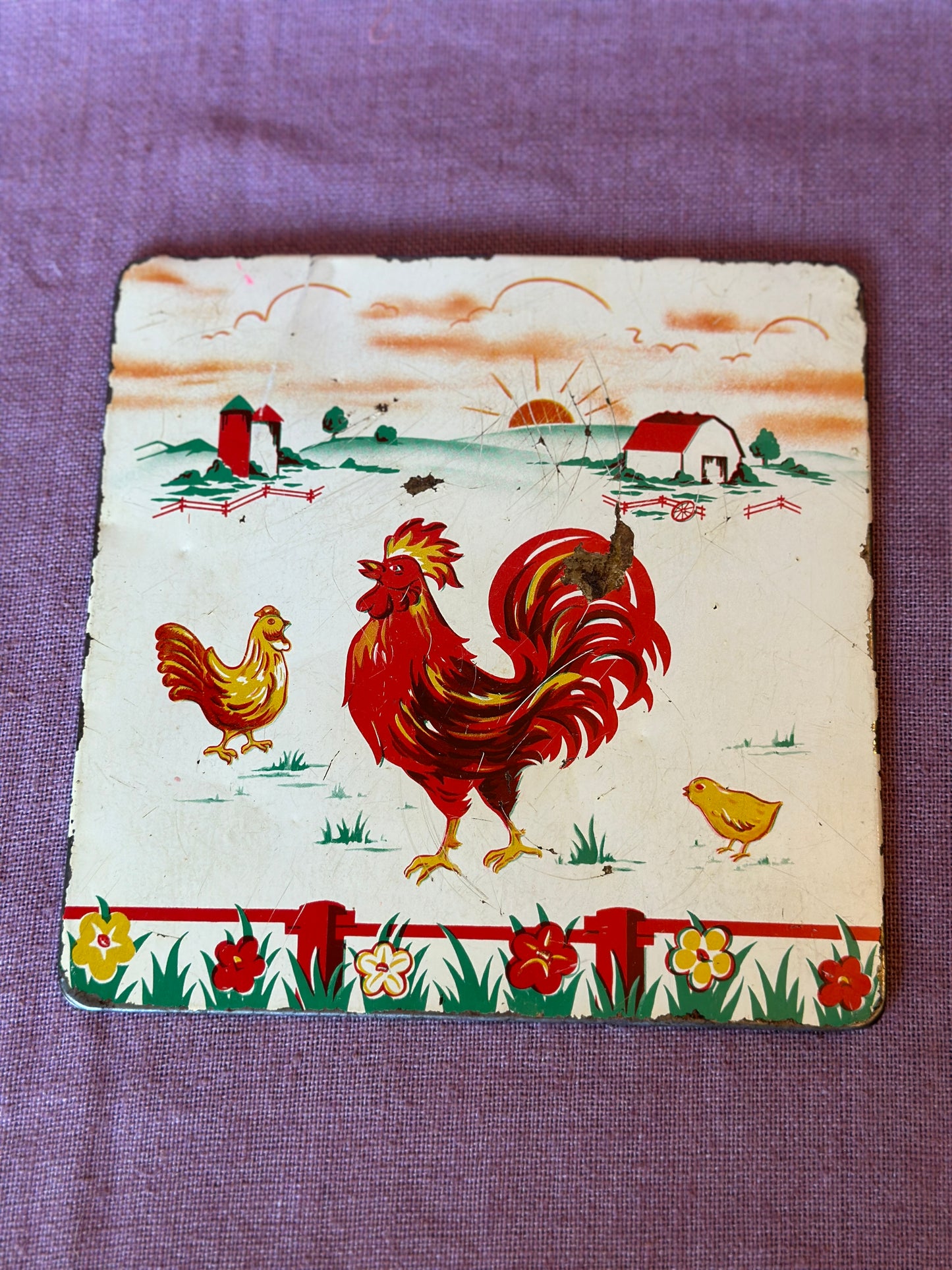 Rooster Trivet