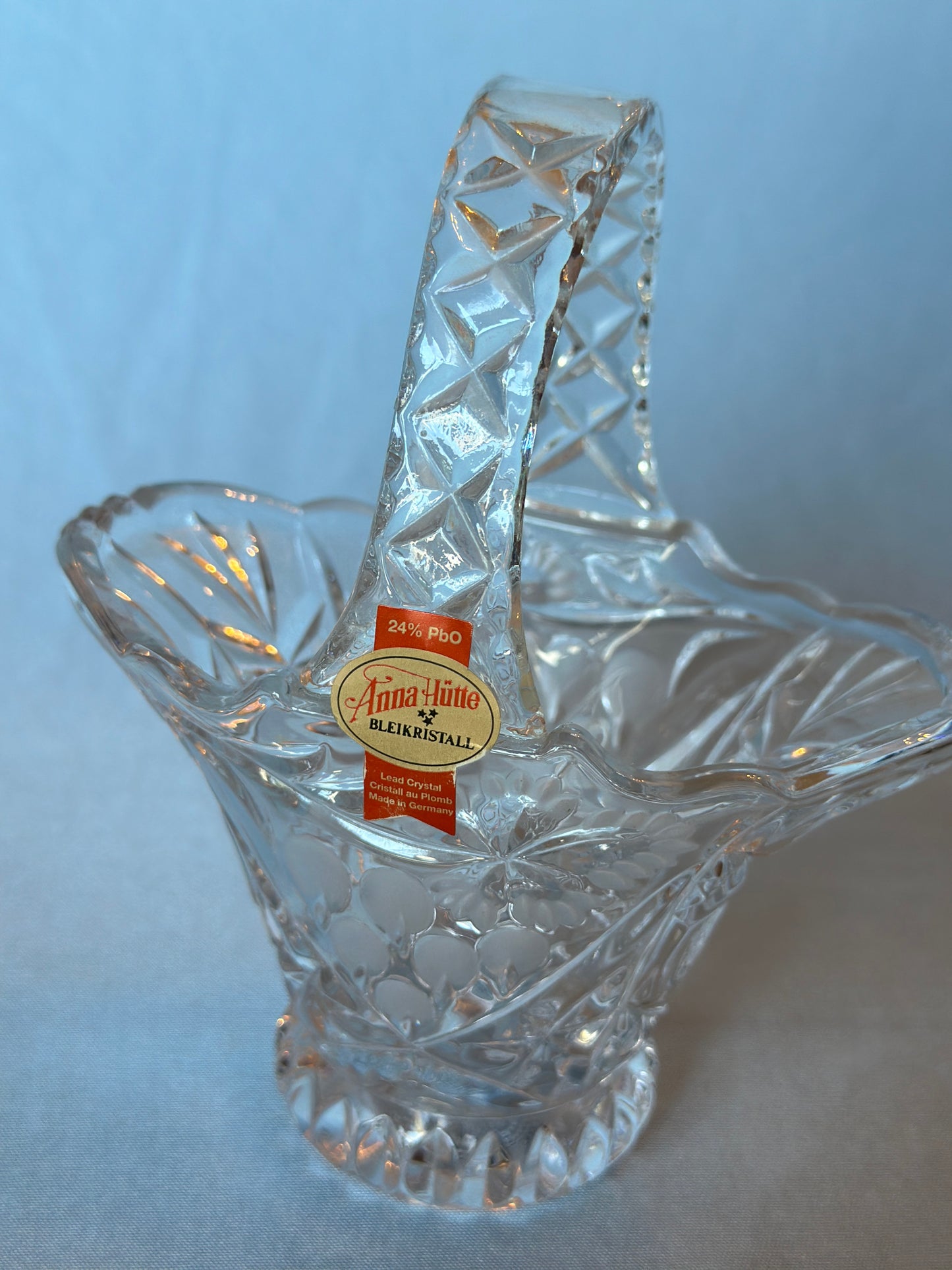 Lead Crystal Basket