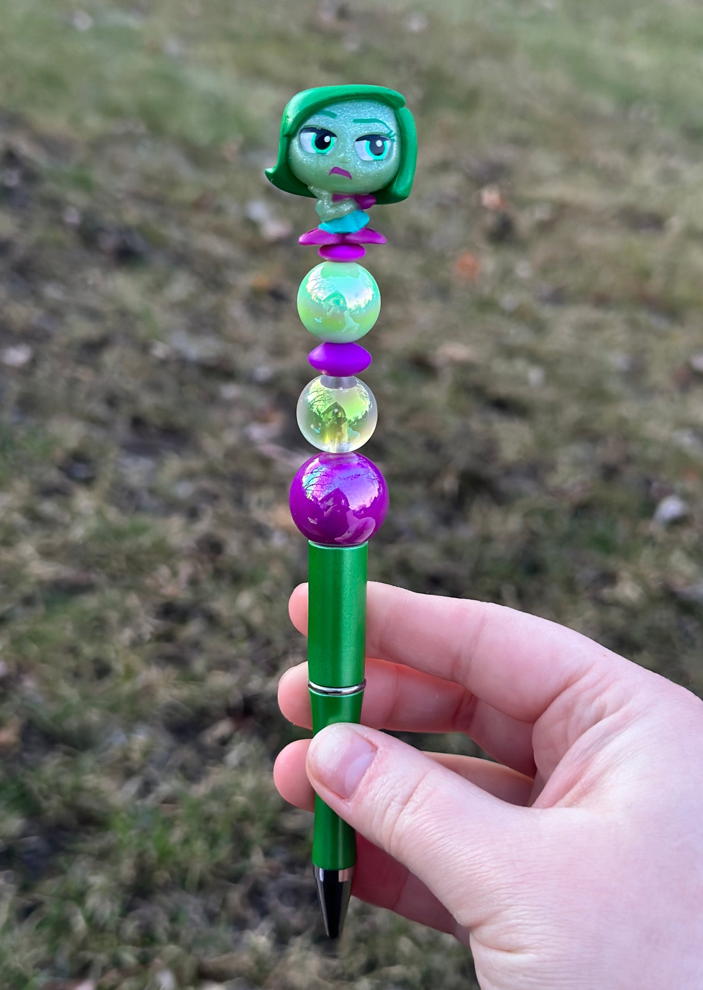 Disgust Inside Out Beaded Pen
