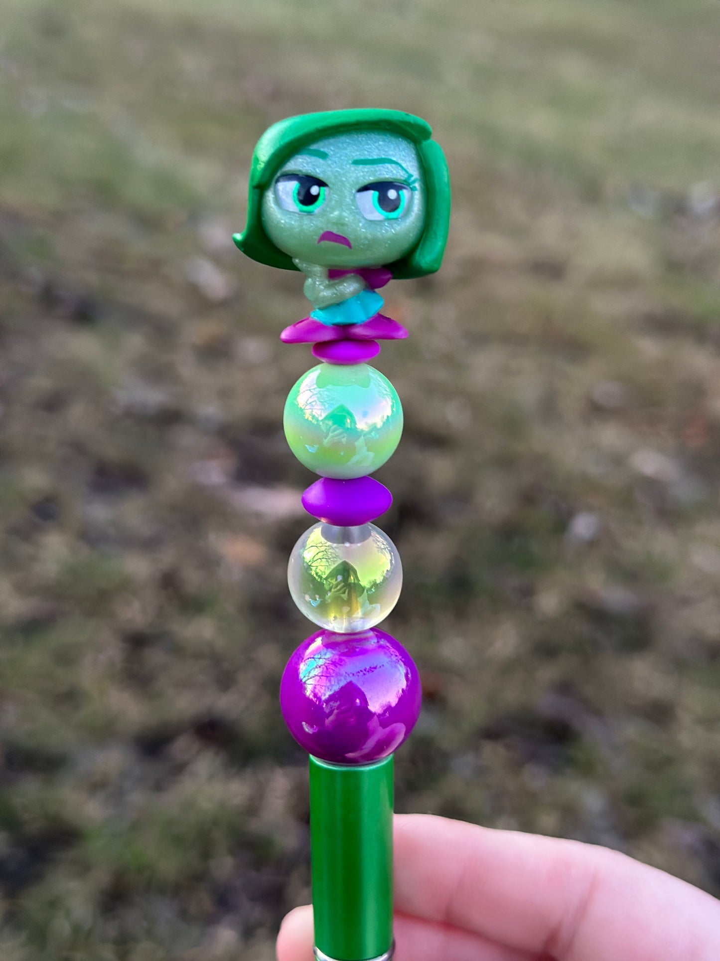 Disgust Inside Out Beaded Pen