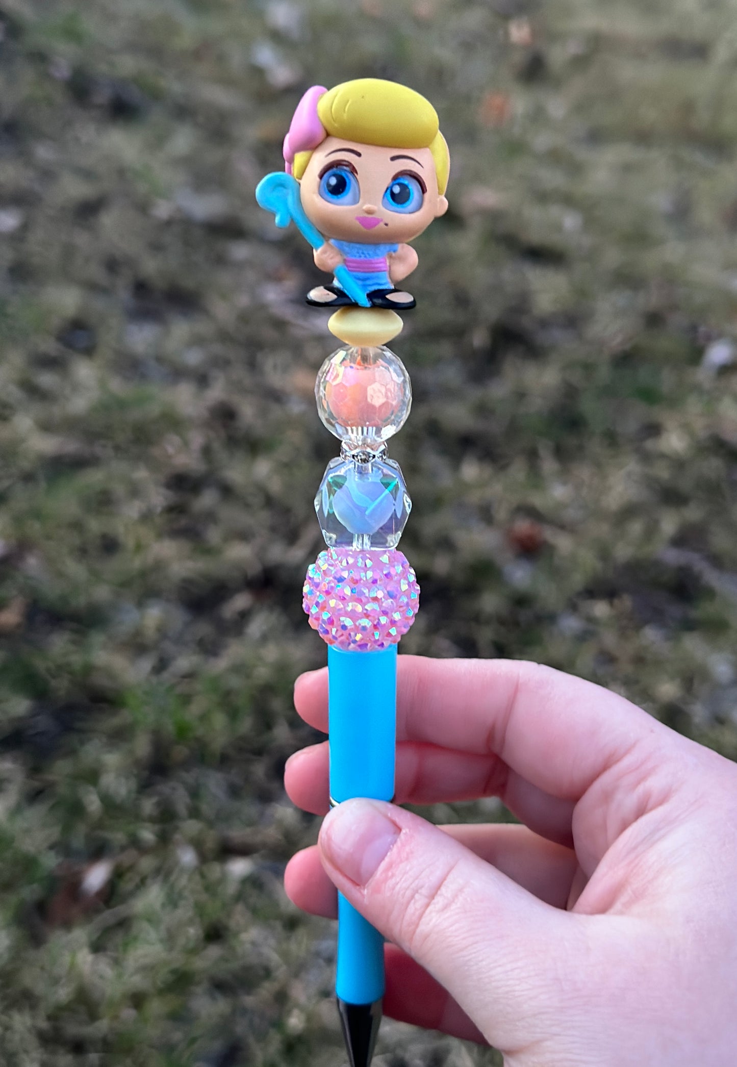 Little Bo Peep Beaded Pen