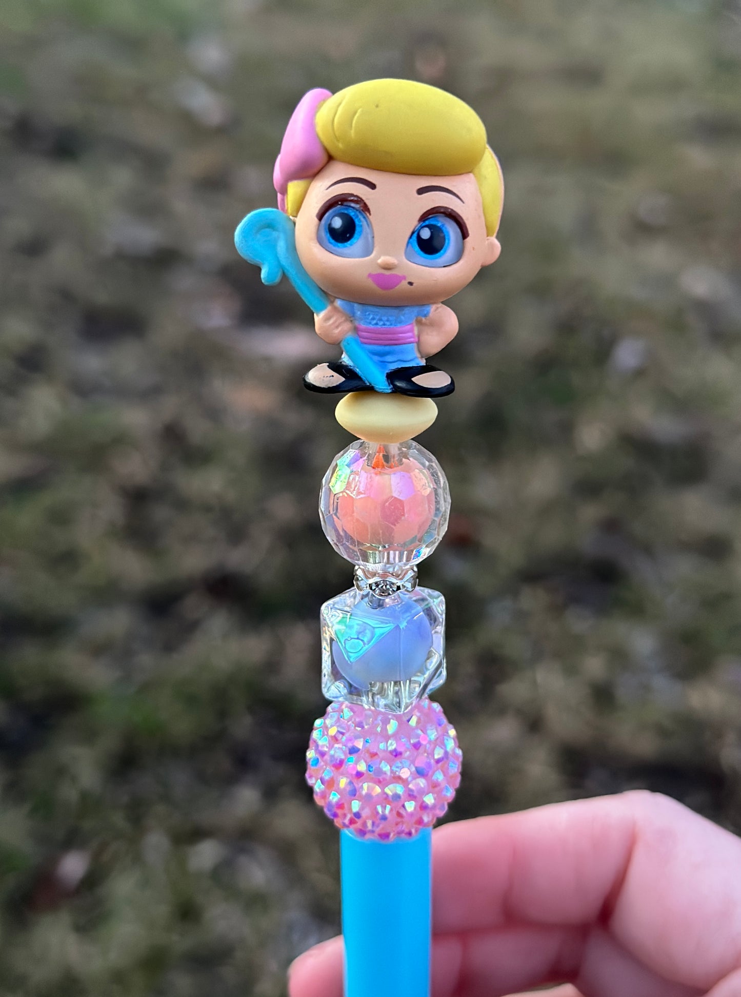 Little Bo Peep Beaded Pen