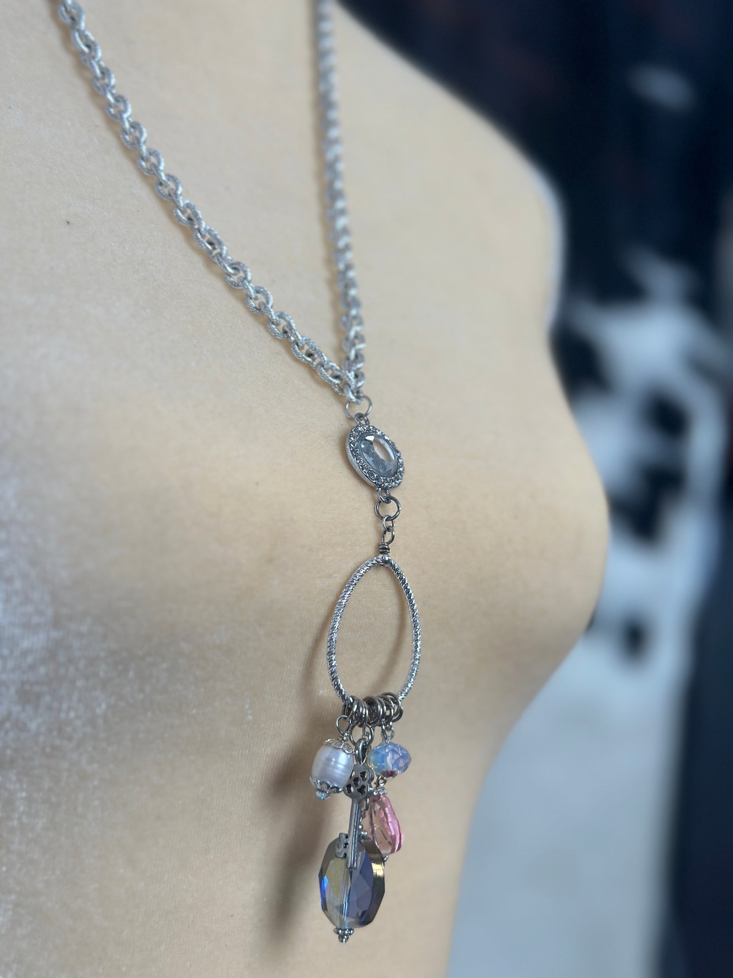 Statement Charm Necklace