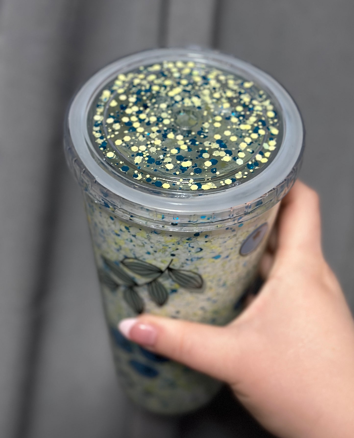 Lemon Berry Snowglobe Tumbler