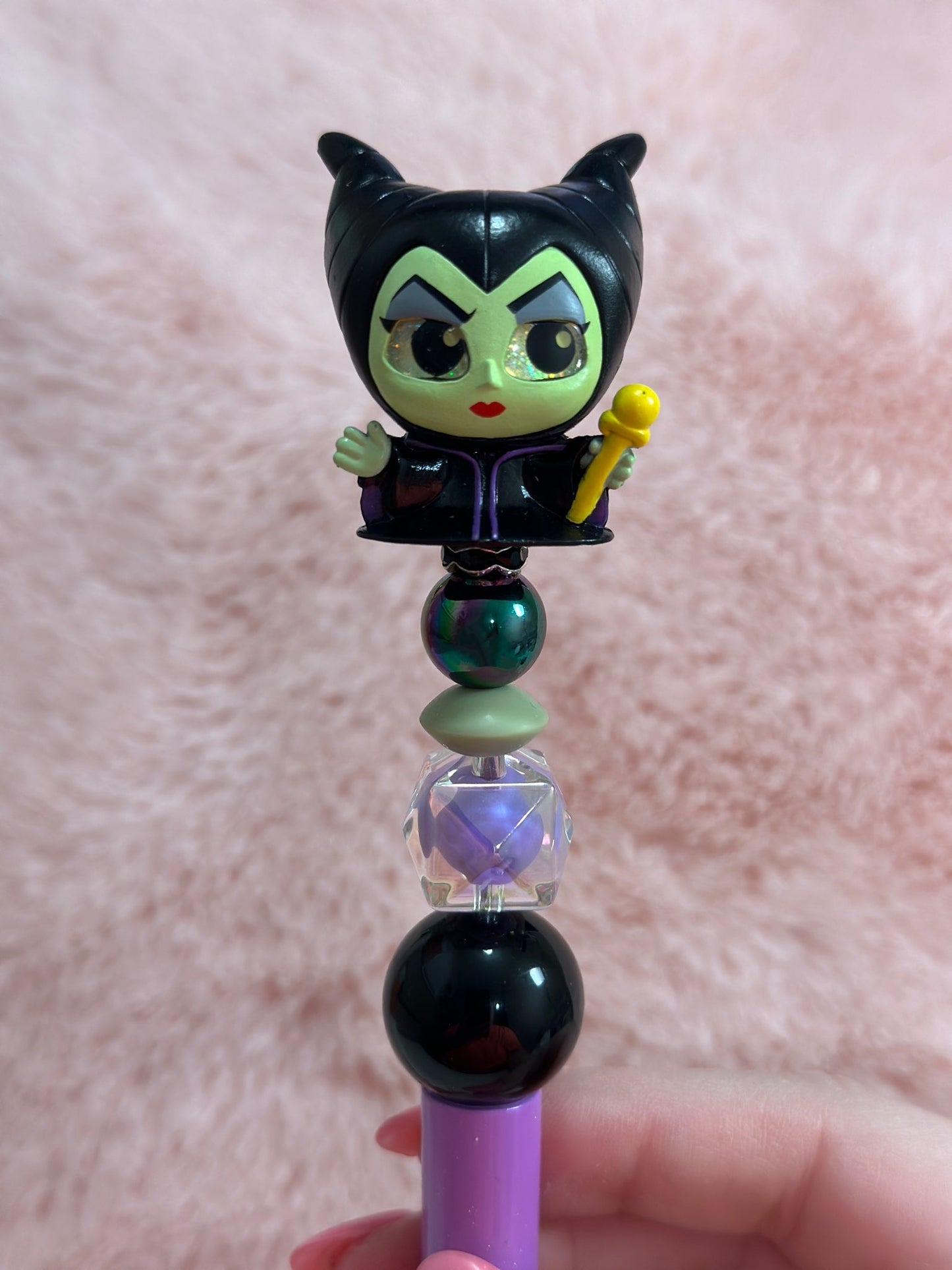 Maleficent Beaded Pen