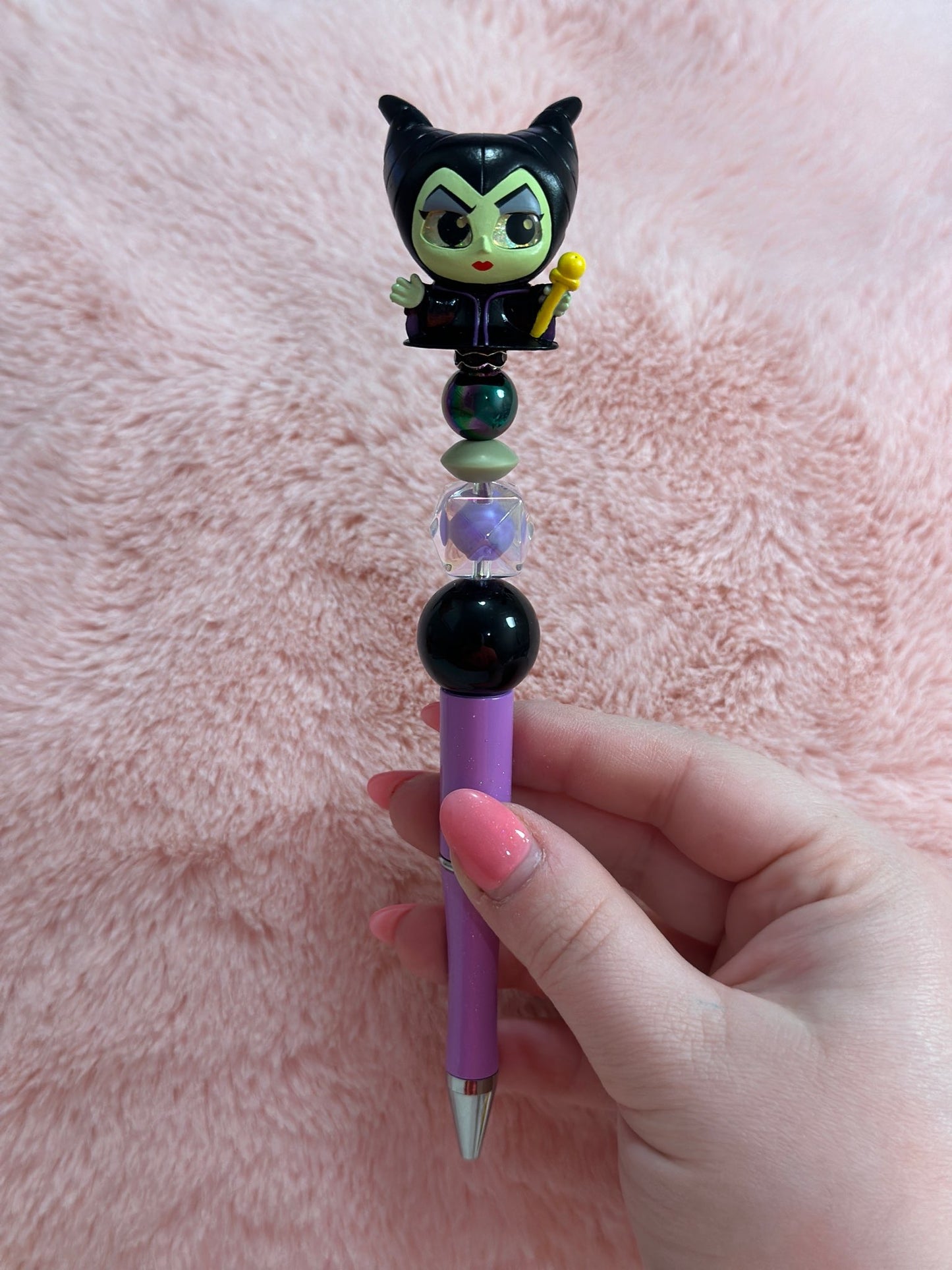 Maleficent Beaded Pen