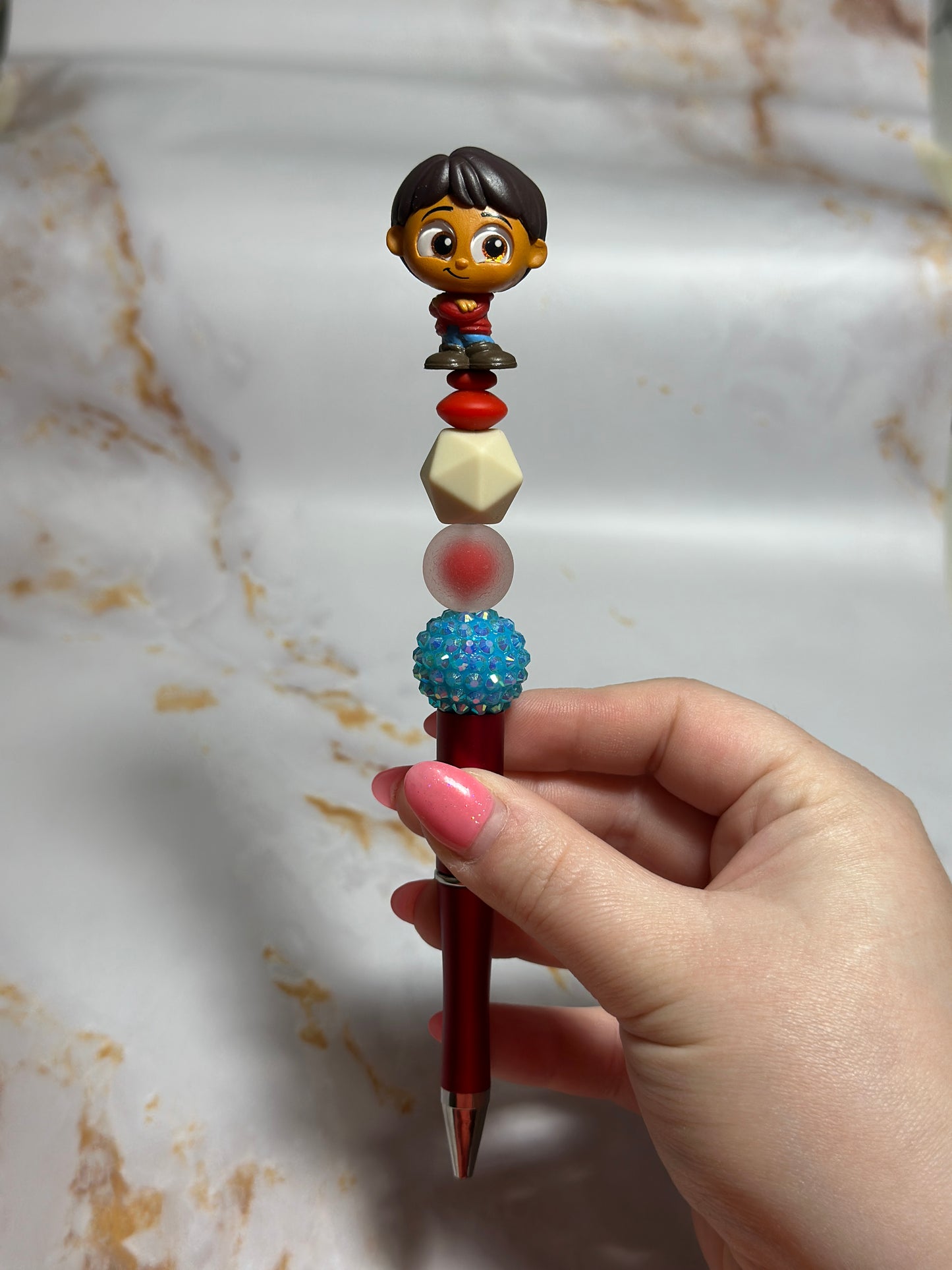 Miguel Coco Beaded Pen