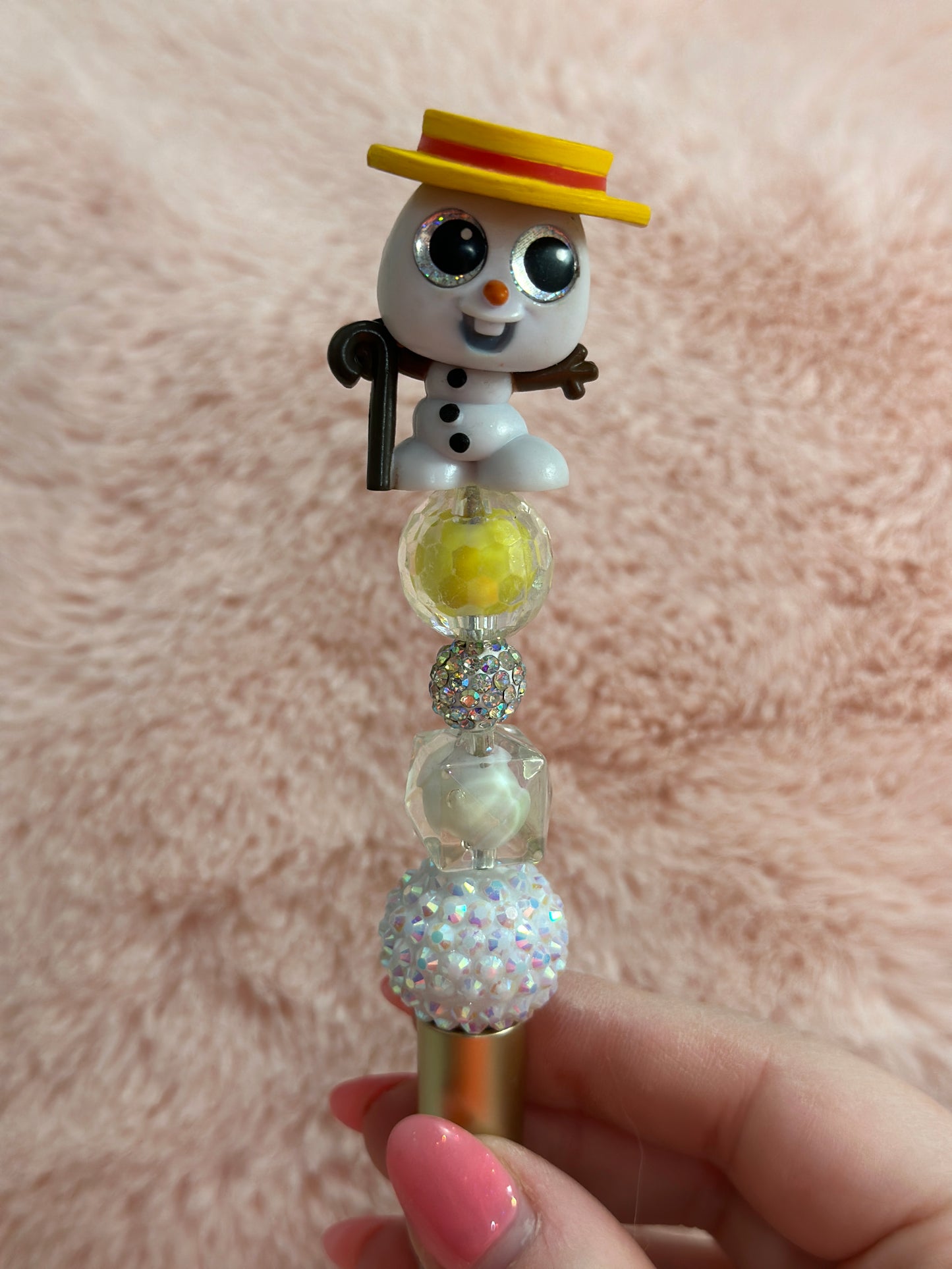 Olaf Beaded Pen