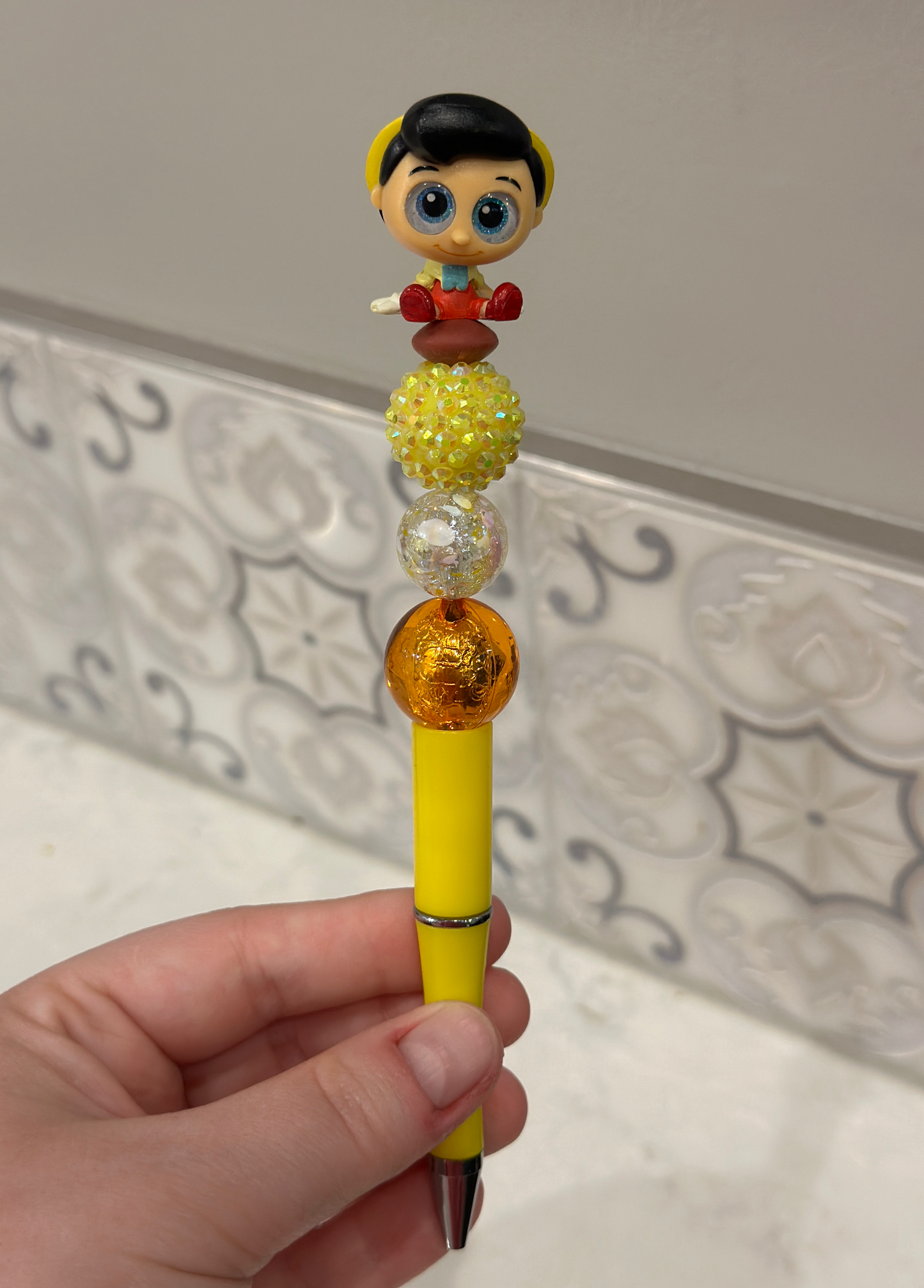 Pinnochio Beaded Pen