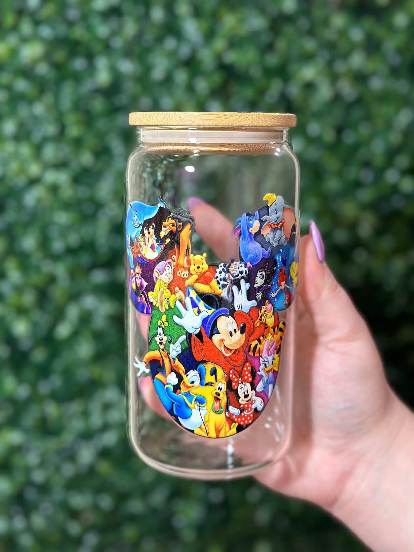 Disney Glass Cup