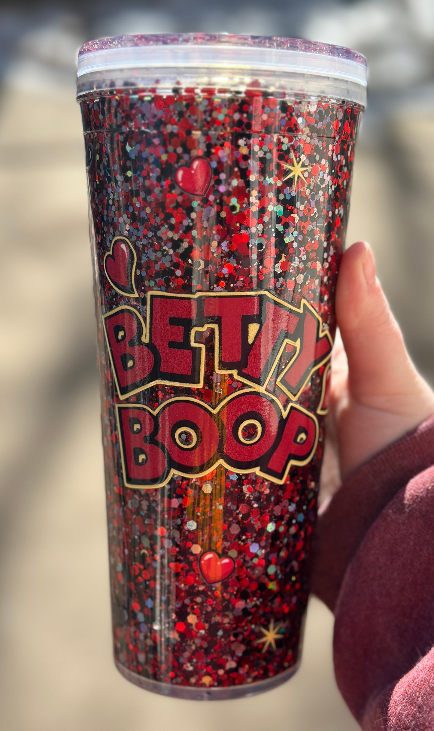 Betty Boop Snowglobe Tumbler