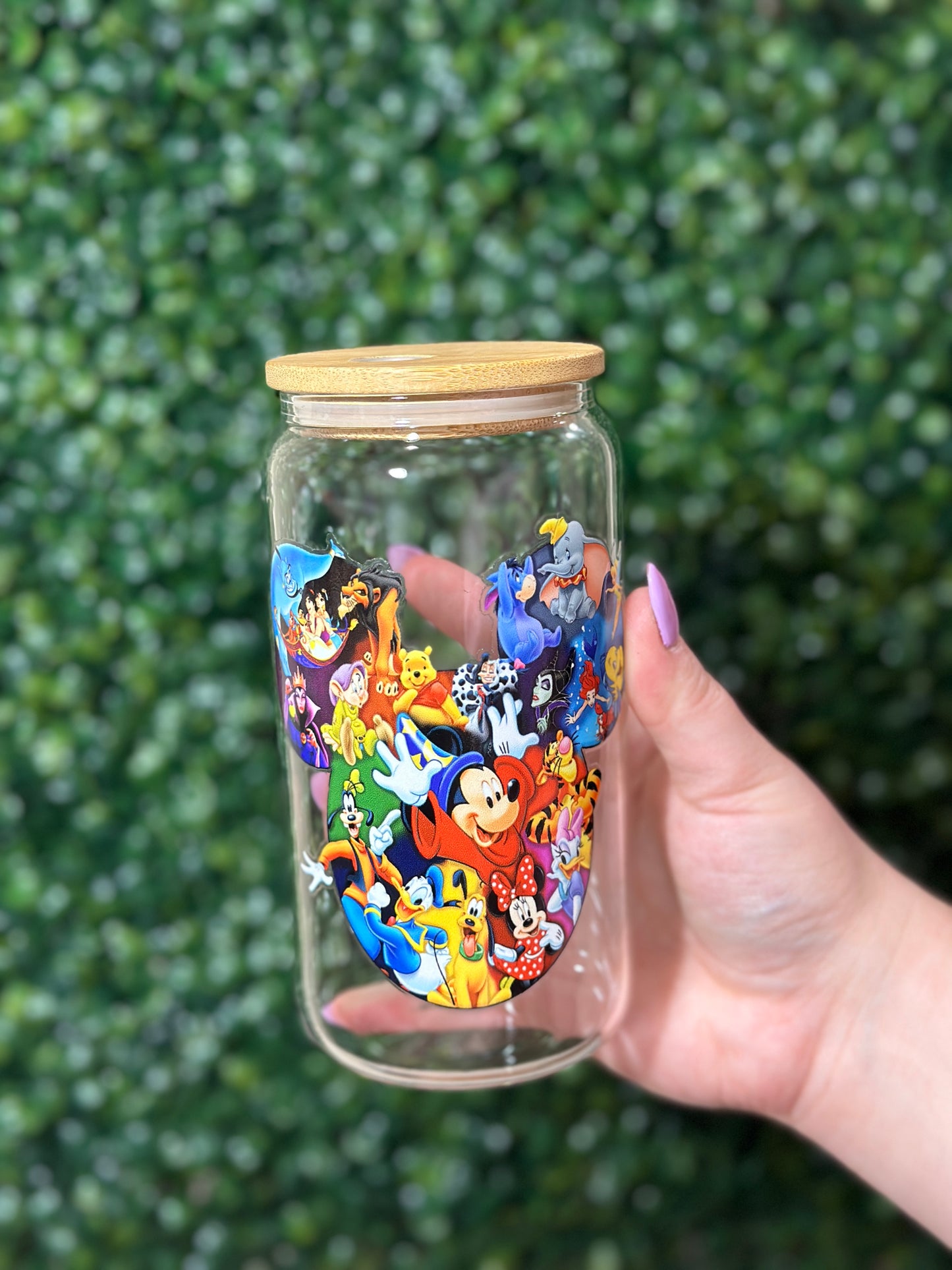 Disney Glass Cup