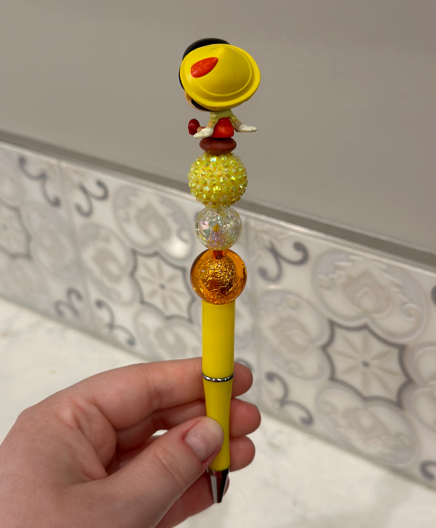Pinnochio Beaded Pen