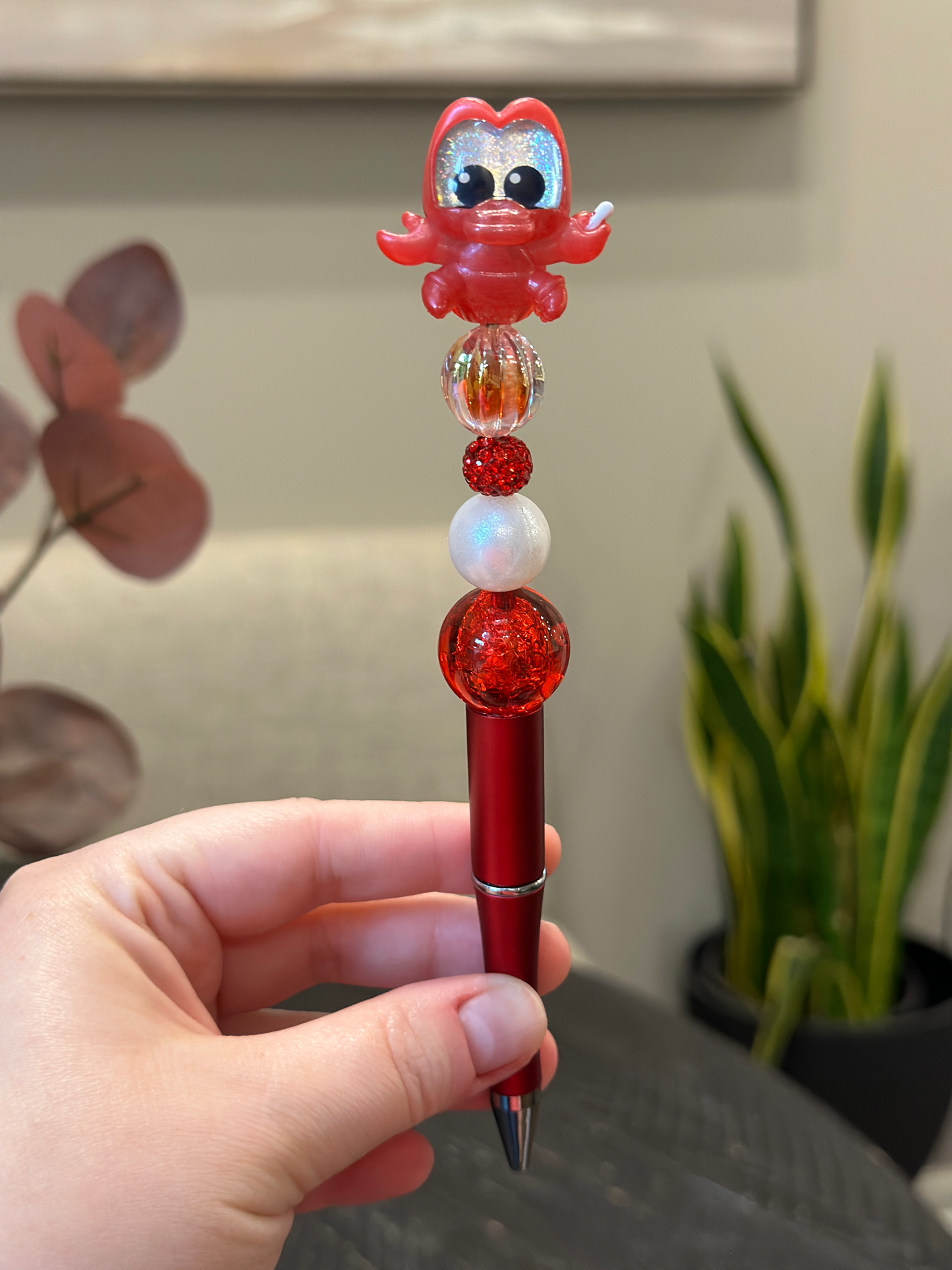 Sebastian Little Mermaid Beaded Pen