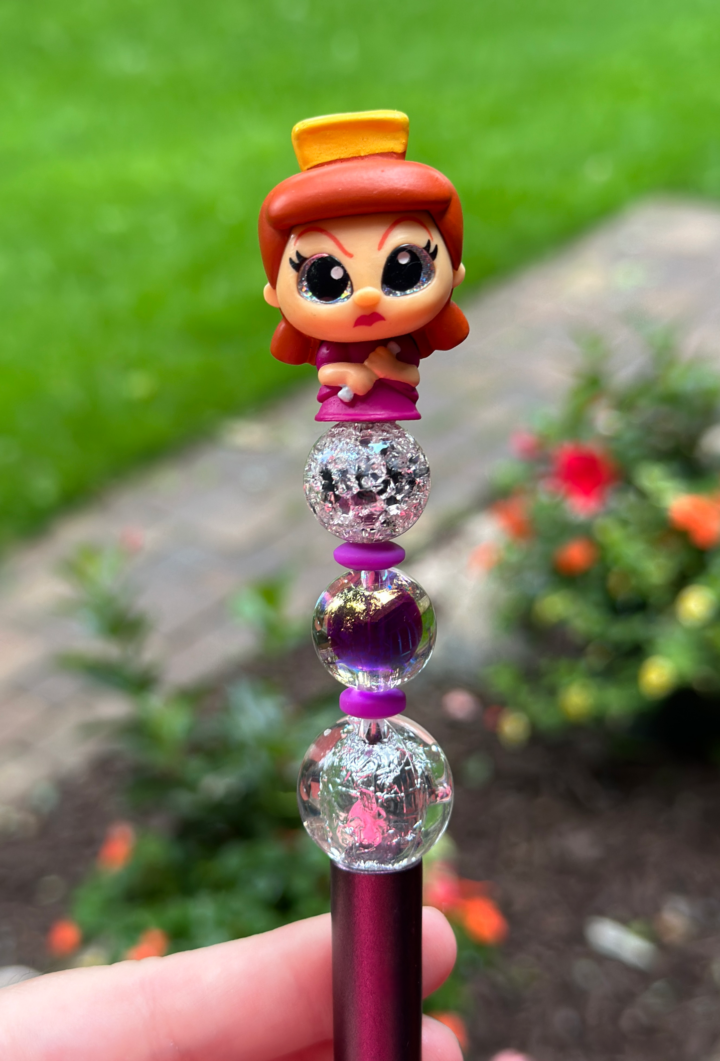 Evil Stepsister Cinderella Beaded Pen