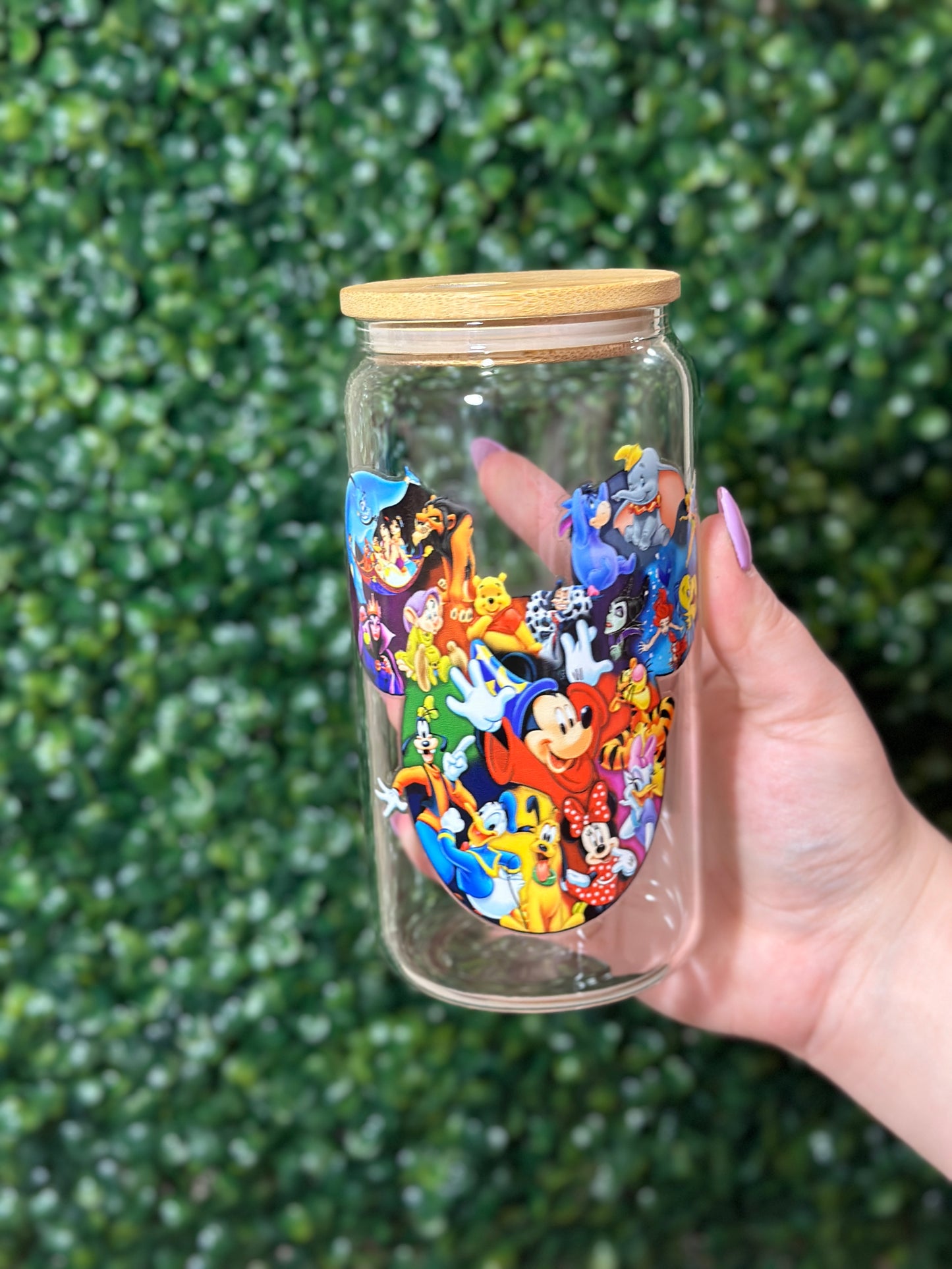 Disney Glass Cup