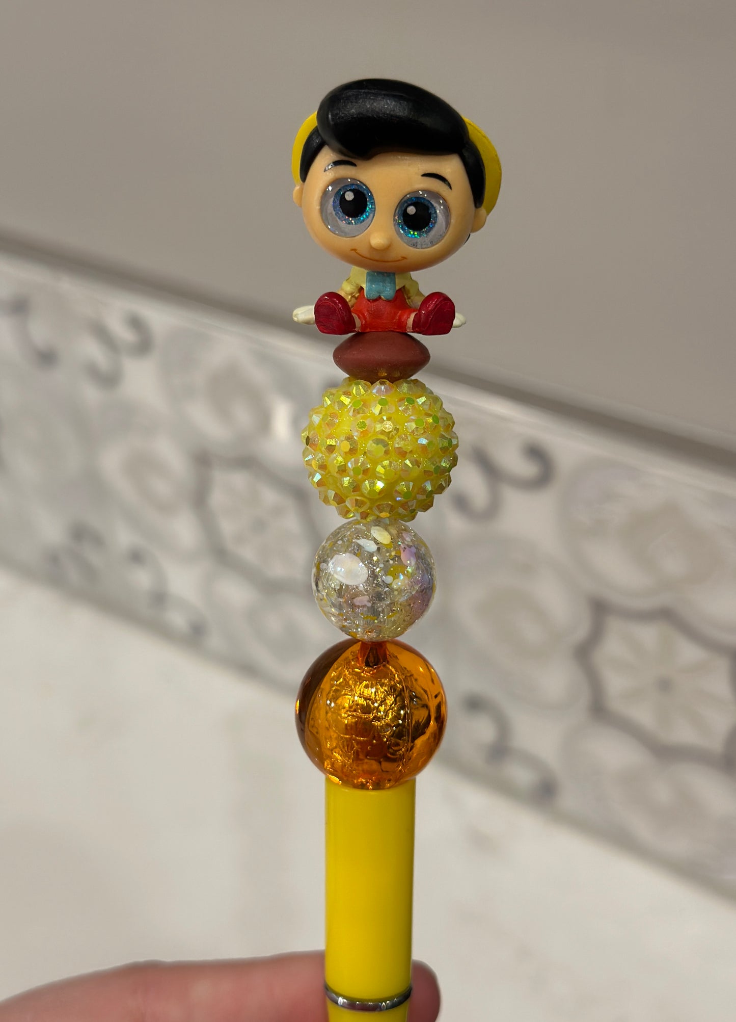 Pinnochio Beaded Pen