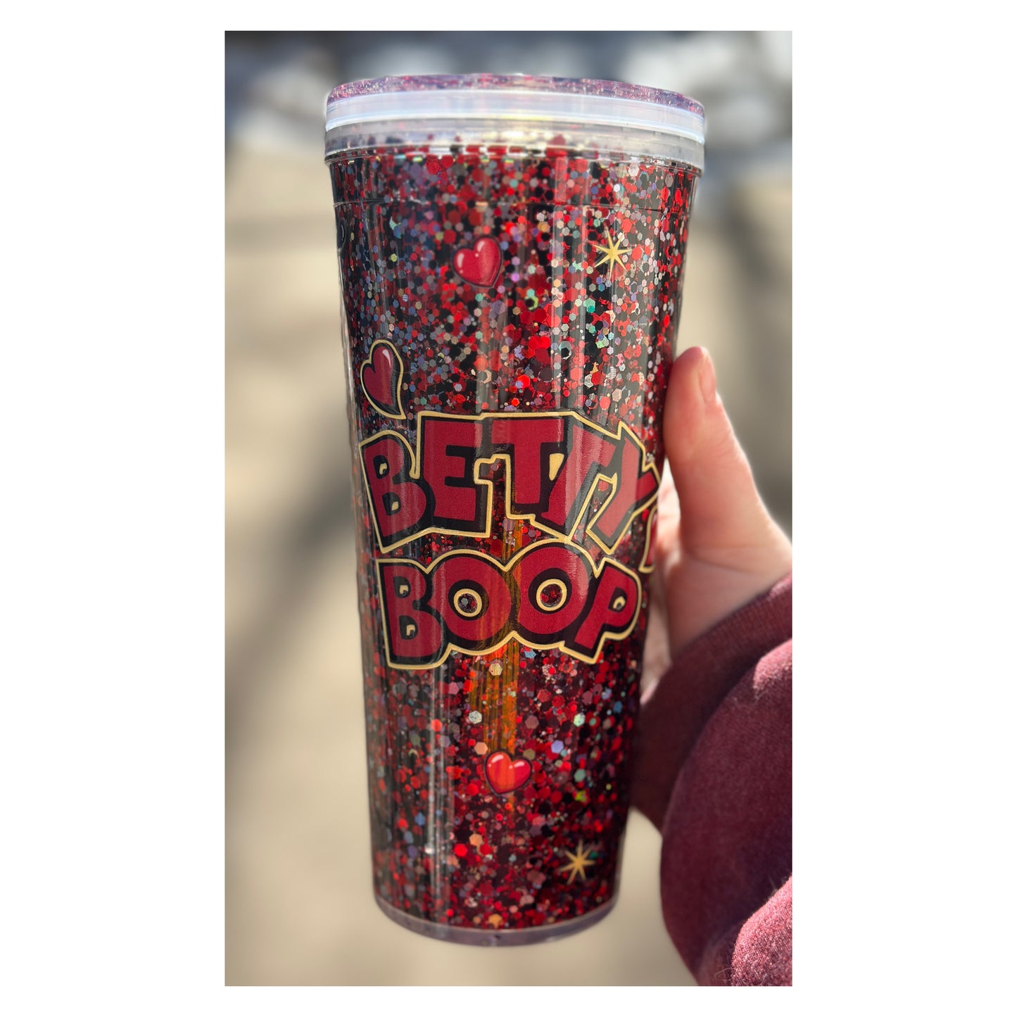 Betty Boop Snowglobe Tumbler