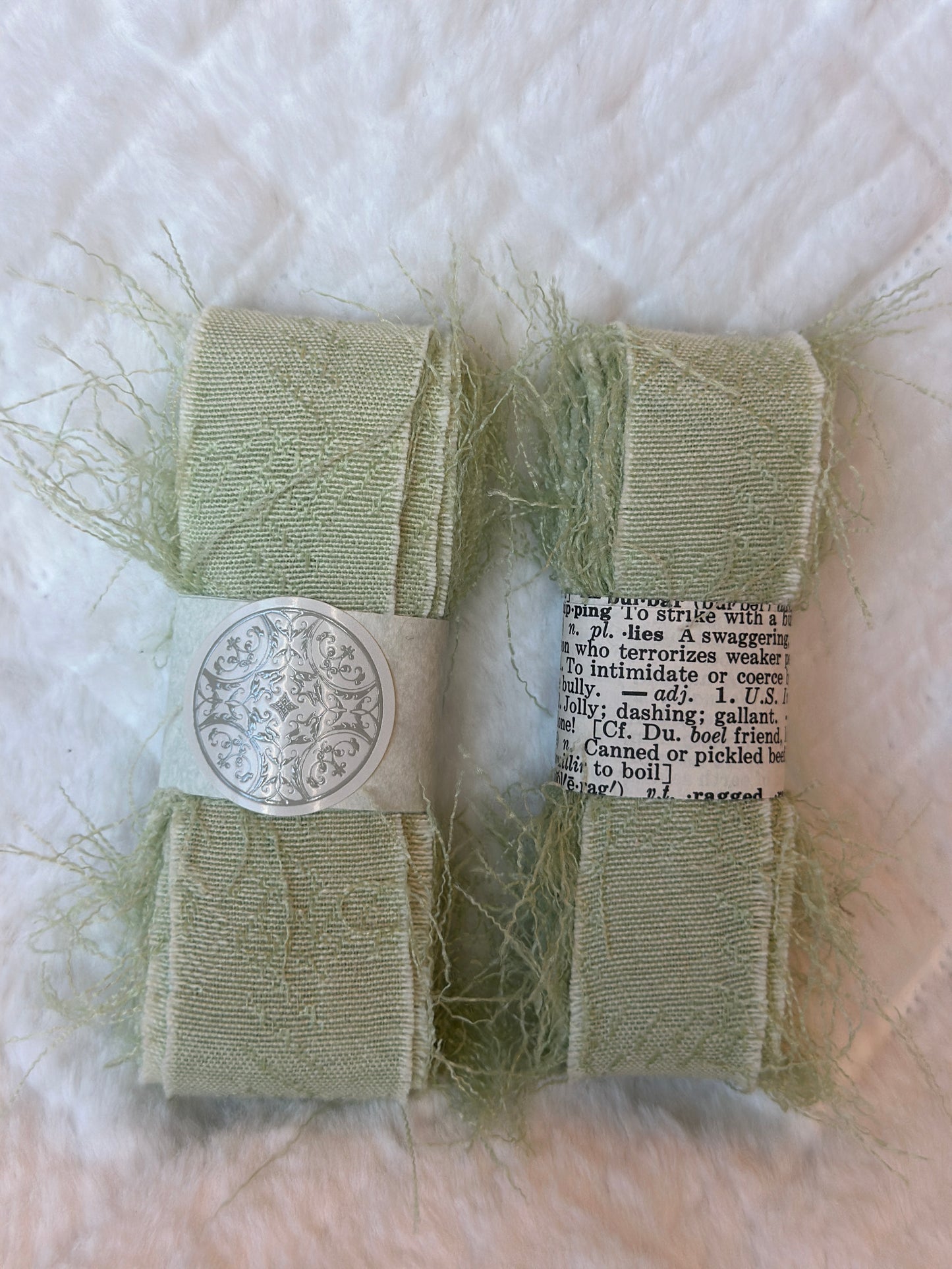 Hand Torn Ribbon