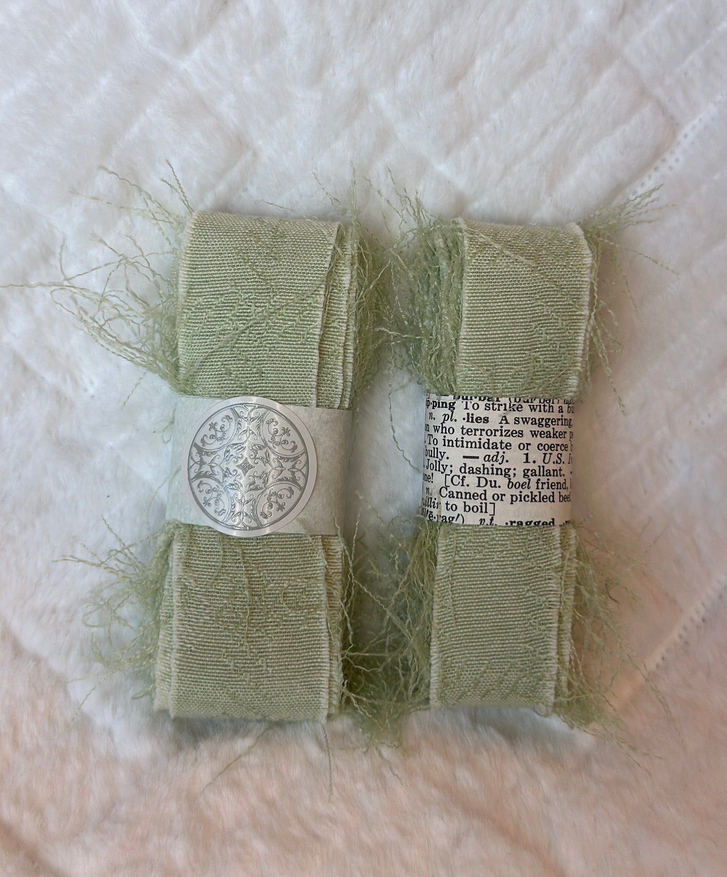 Hand Torn Ribbon